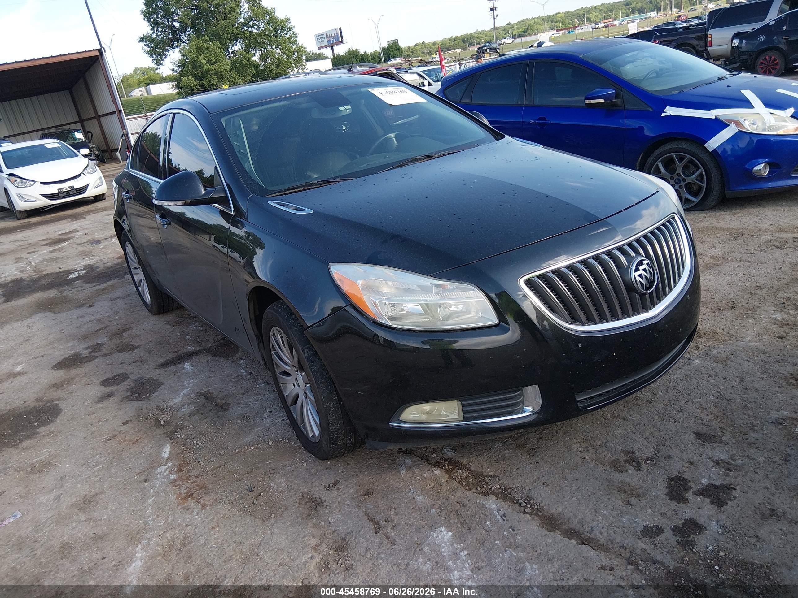 2013 Buick Regal Turbo - Premium 1 Черный vin: 2G4GS5EV9D9250497