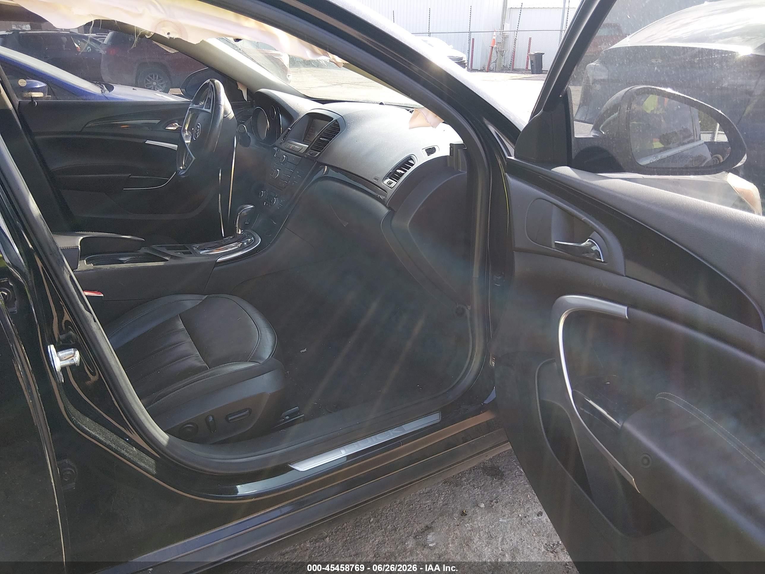 2013 Buick Regal Turbo - Premium 1 Black vin: 2G4GS5EV9D9250497