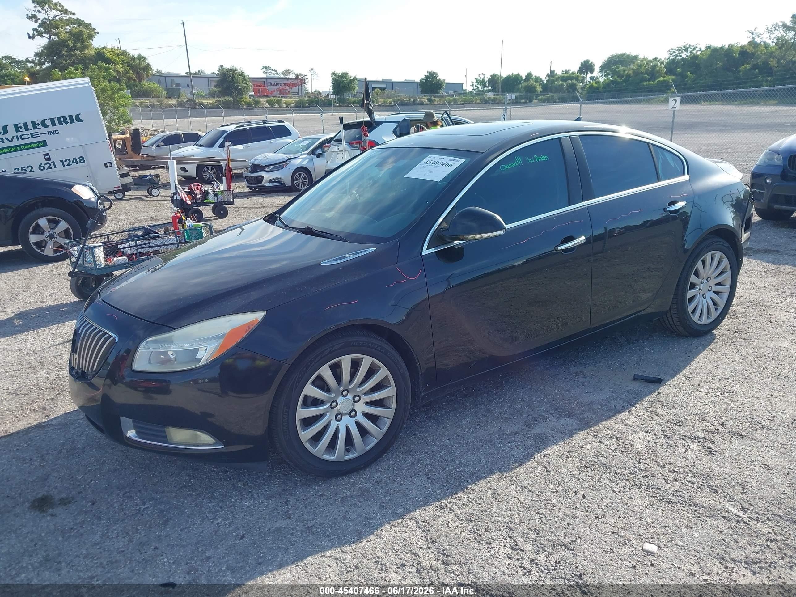 2013 Buick Regal Turbo - Premium 1 Black vin: 2G4GS5EVXD9240058