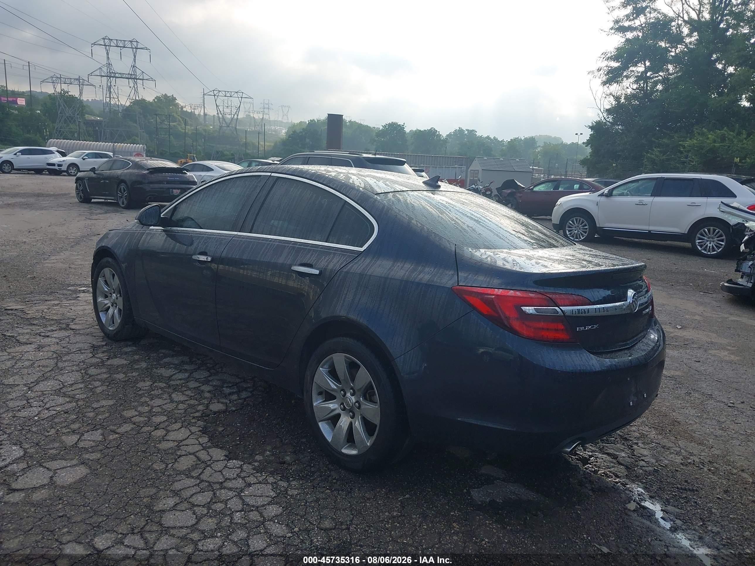 2014 Buick Regal Turbo Premium Ii Black vin: 2G4GS5GX3E9265206