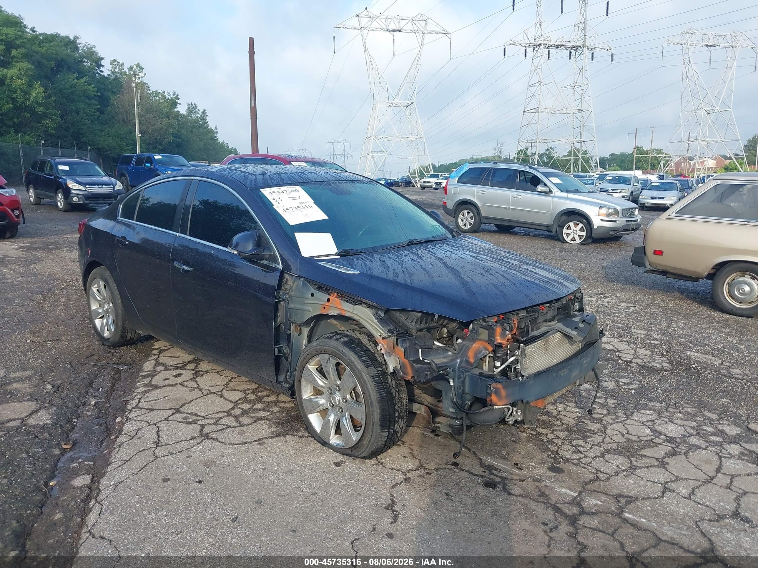 2014 Buick Regal Turbo Premium Ii Black vin: 2G4GS5GX3E9265206