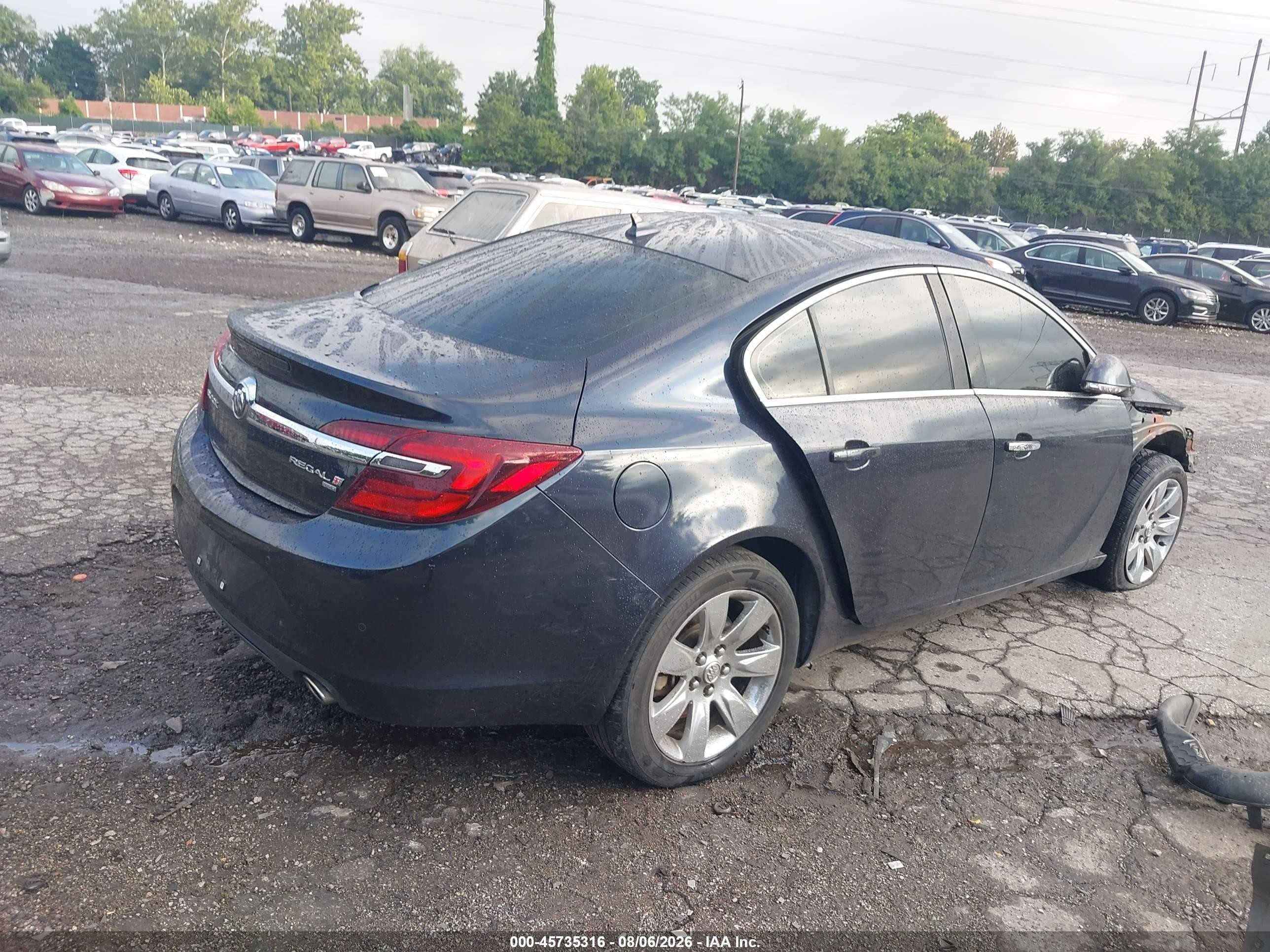 2014 Buick Regal Turbo Premium Ii Black vin: 2G4GS5GX3E9265206