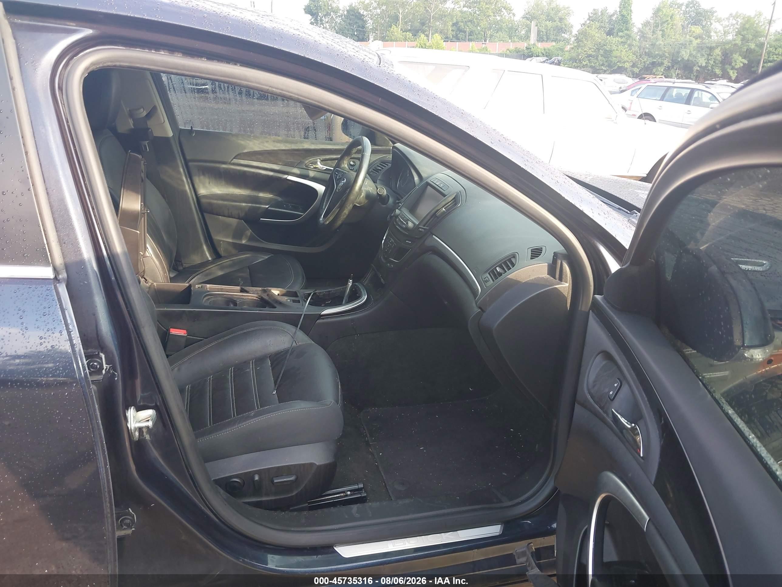 2014 Buick Regal Turbo Premium Ii Black vin: 2G4GS5GX3E9265206