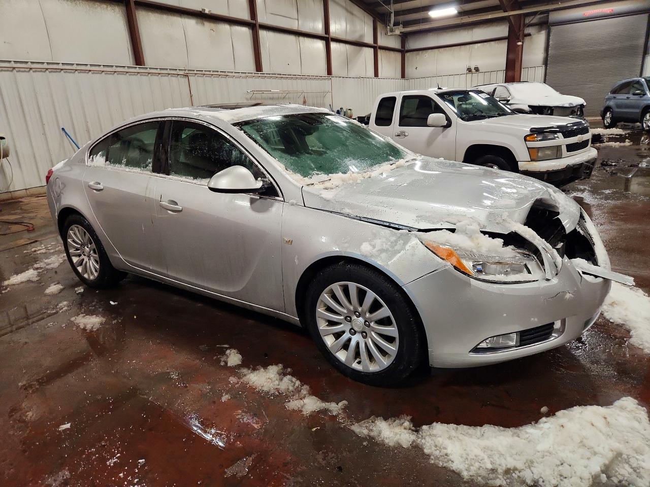 2011 Buick Regal Cxl Silver vin: 2G4GT5GCXB9187500