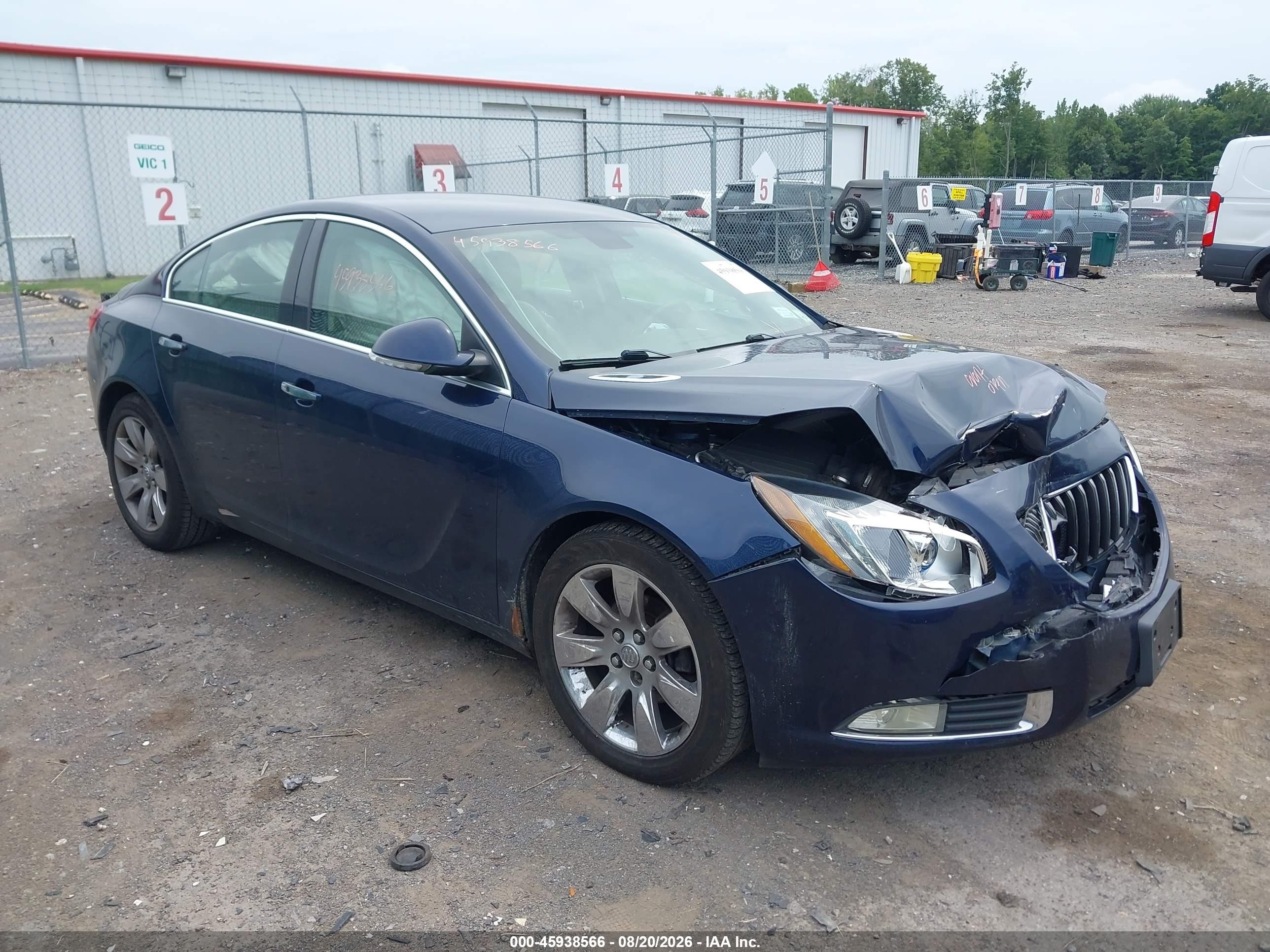 2012 Buick Regal Premium Blue vin: 2G4GT5GK5C9149343