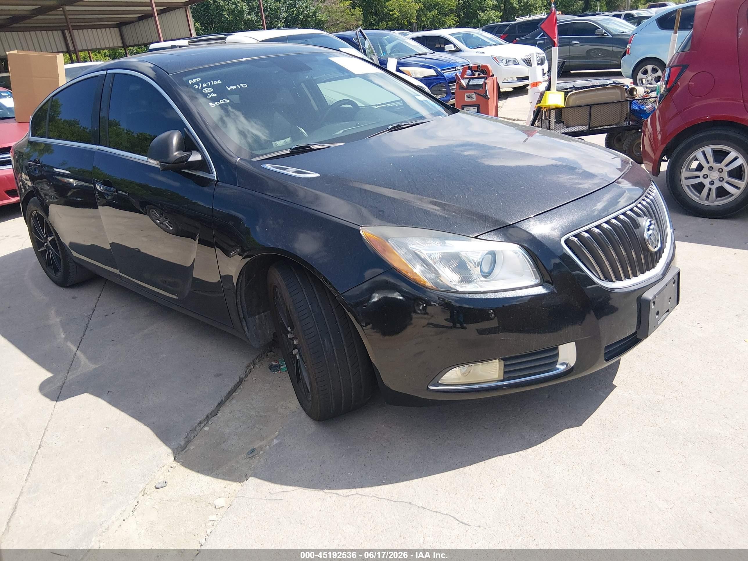 2013 Buick Regal Premium 2 Black vin: 2G4GT5GR9D9245023