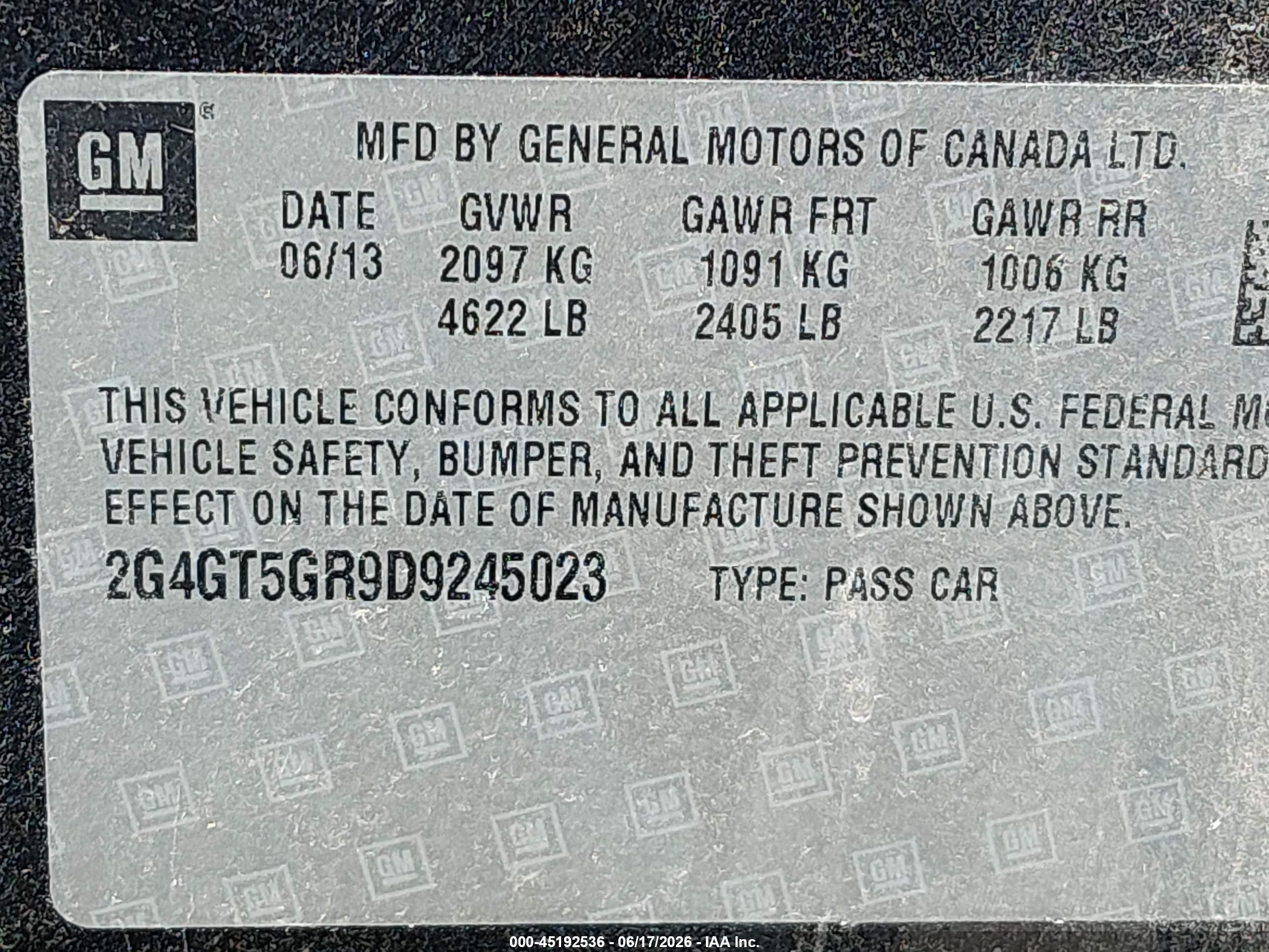 2013 Buick Regal Premium 2 Black vin: 2G4GT5GR9D9245023