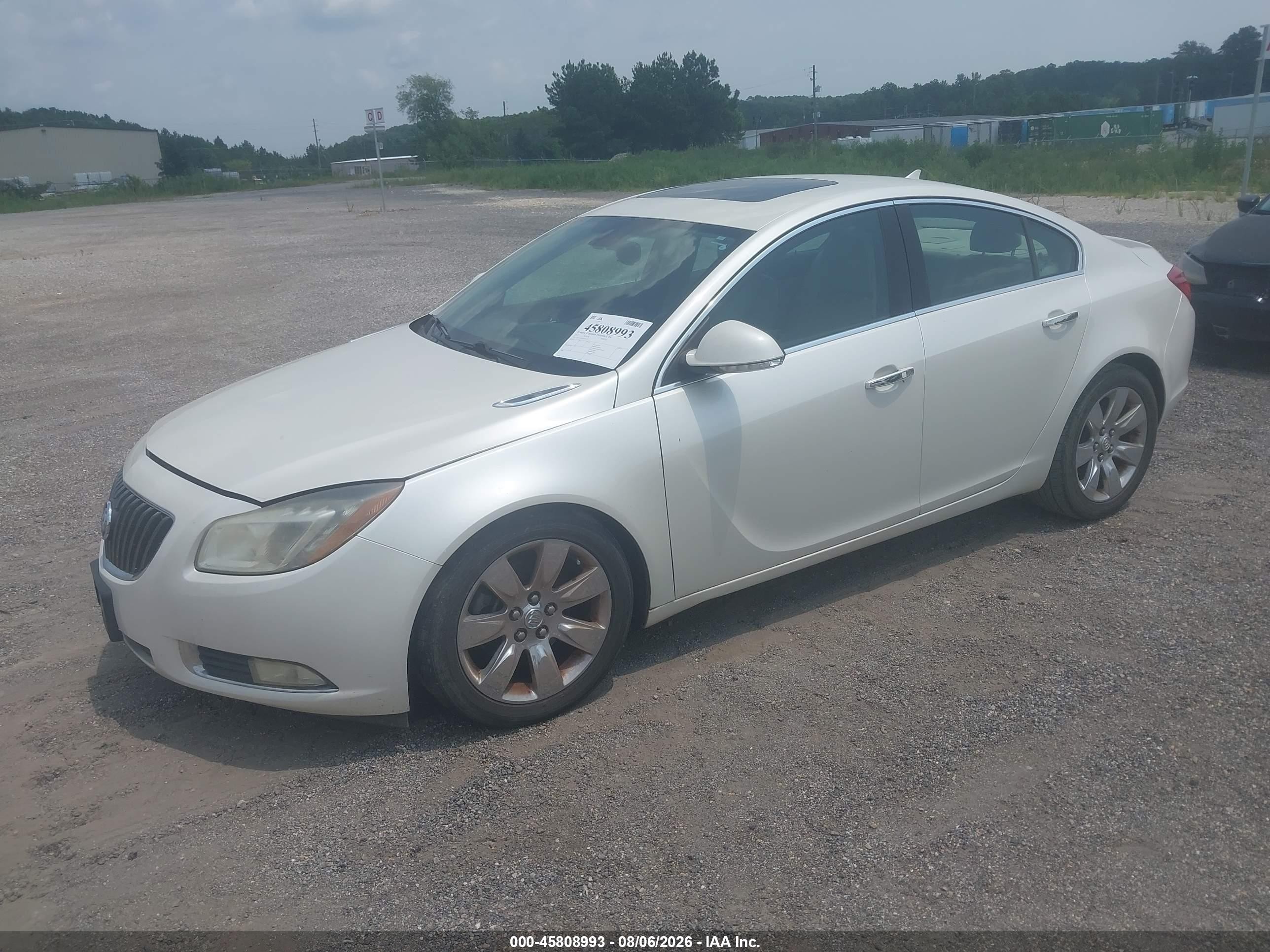 2012 Buick Regal Turbo - Premium 2 White vin: 2G4GT5GV0C9211757