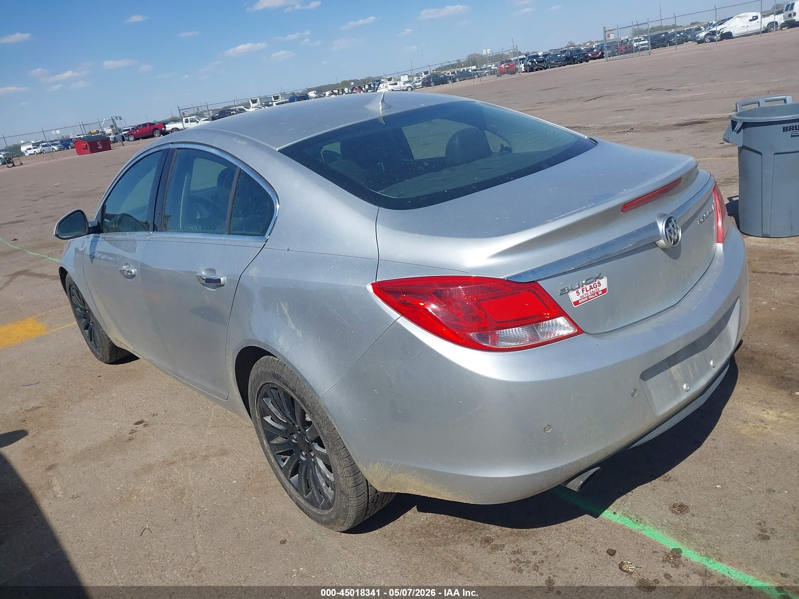 2012 Buick Regal Turbo - Premium 2 Серебряный vin: 2G4GT5GV6C9154593