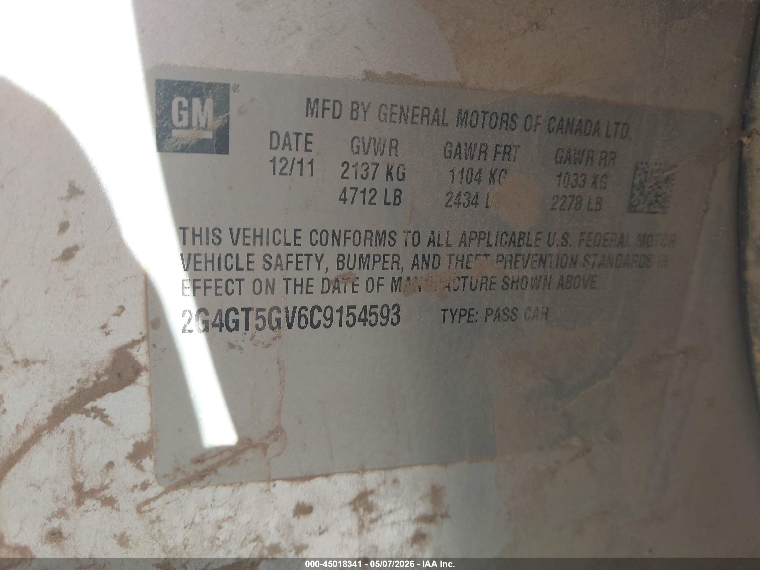 2012 Buick Regal Turbo - Premium 2 Серебряный vin: 2G4GT5GV6C9154593