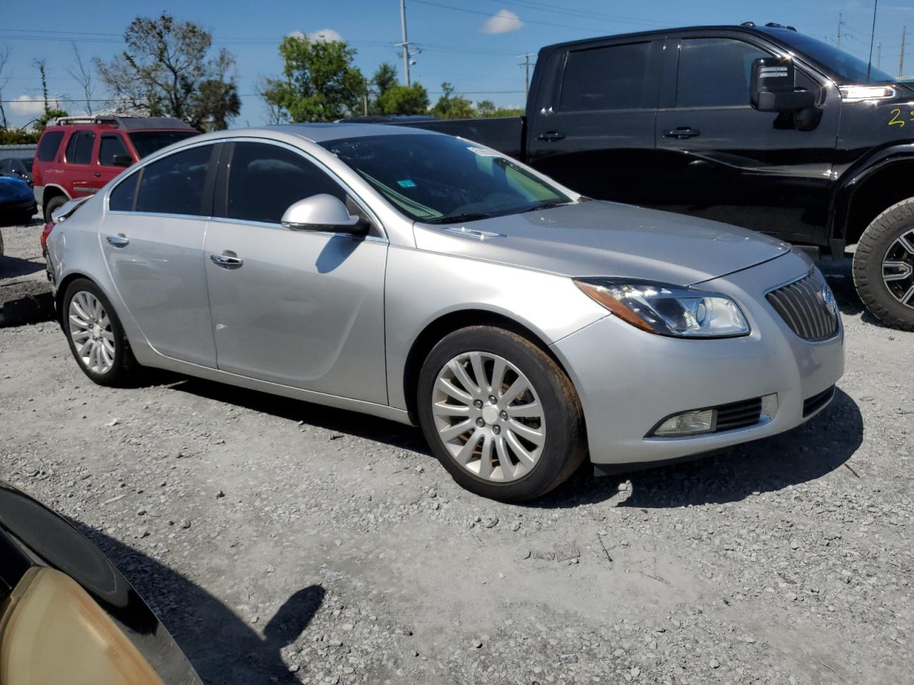 2013 Buick Regal Premium Silver vin: 2G4GT5GV7D9249083