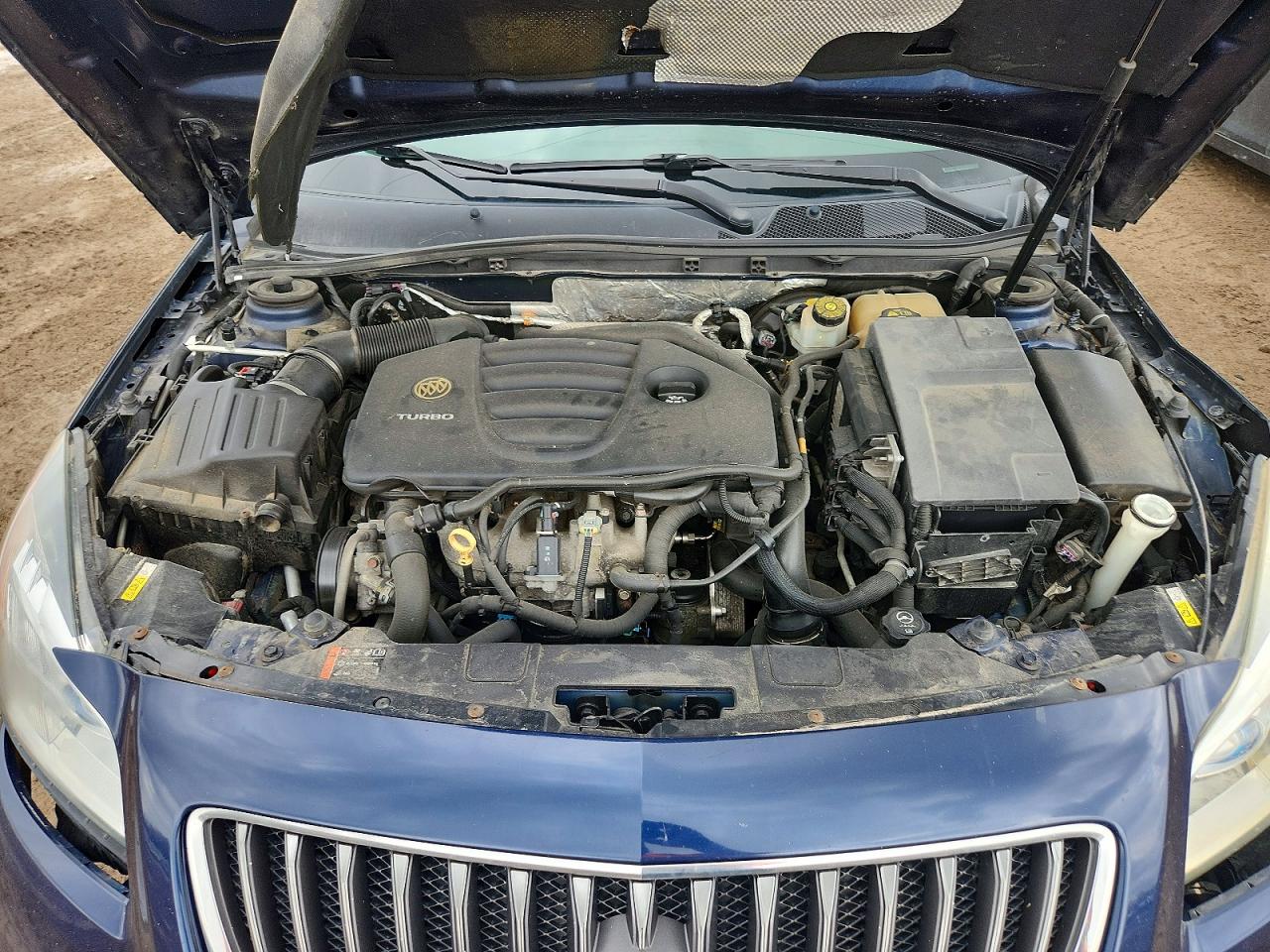 2012 Buick Regal Синий vin: 2G4GT5GV9C9179505