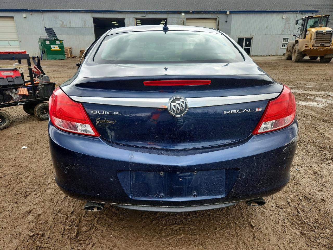 2012 Buick Regal Синий vin: 2G4GT5GV9C9179505