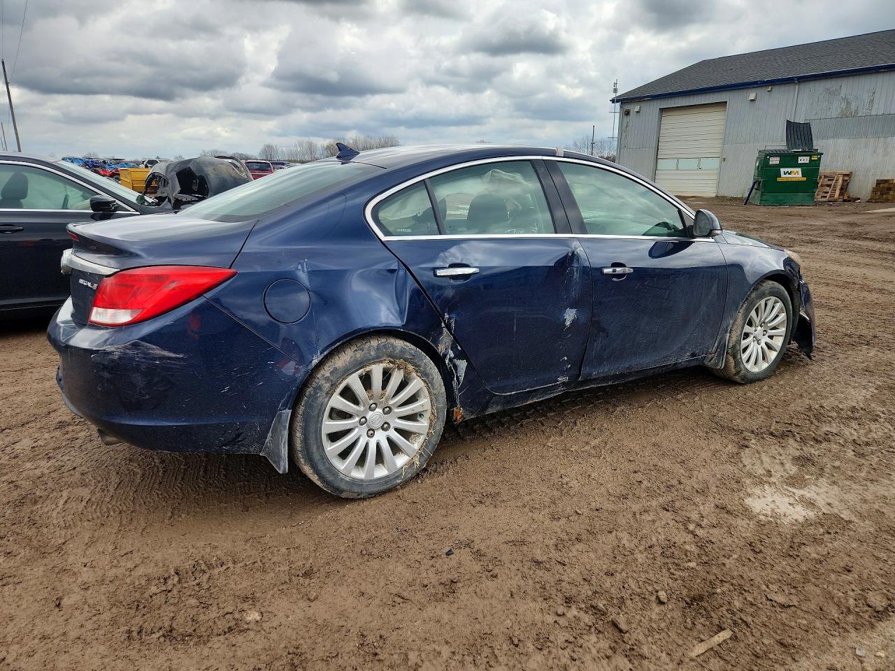 2012 Buick Regal Синий vin: 2G4GT5GV9C9179505