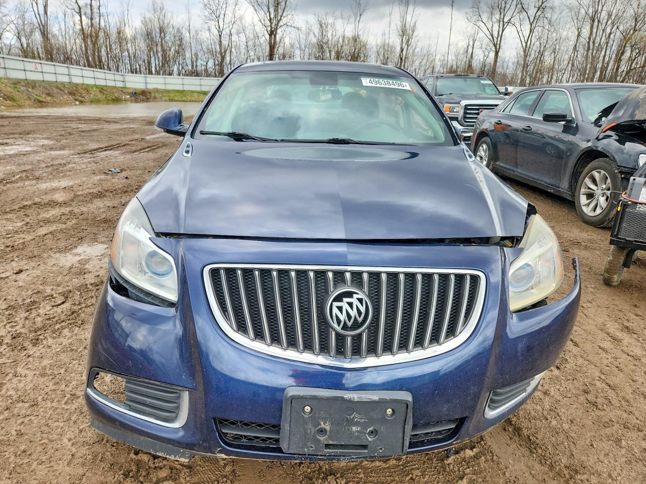 2012 Buick Regal Синий vin: 2G4GT5GV9C9179505