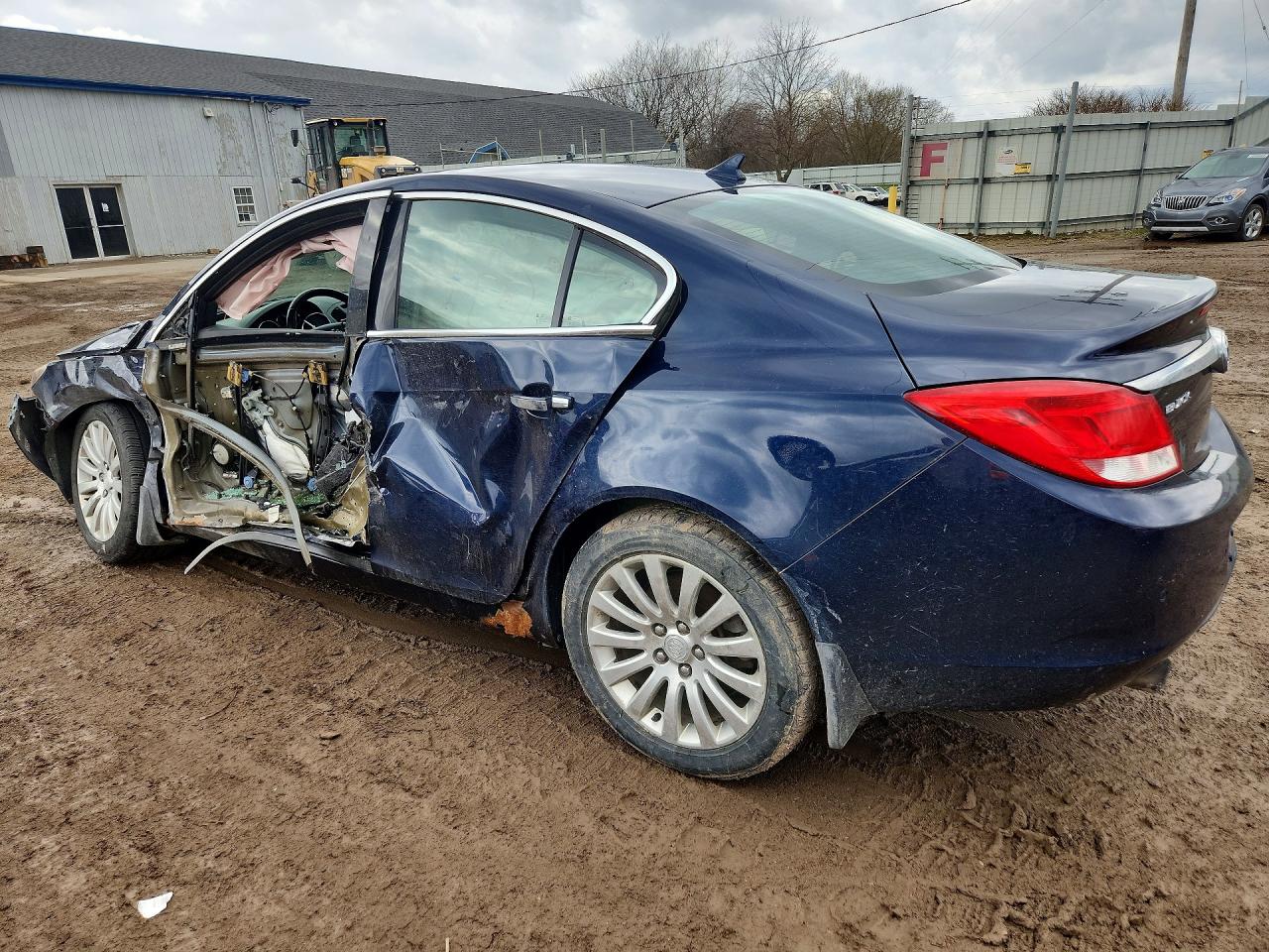 2012 Buick Regal Синий vin: 2G4GT5GV9C9179505