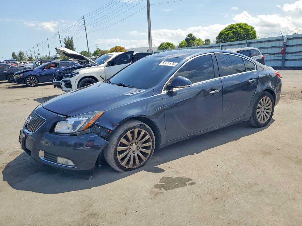 2013 Buick Regal Premium Blue vin: 2G4GT5GV9D9163581