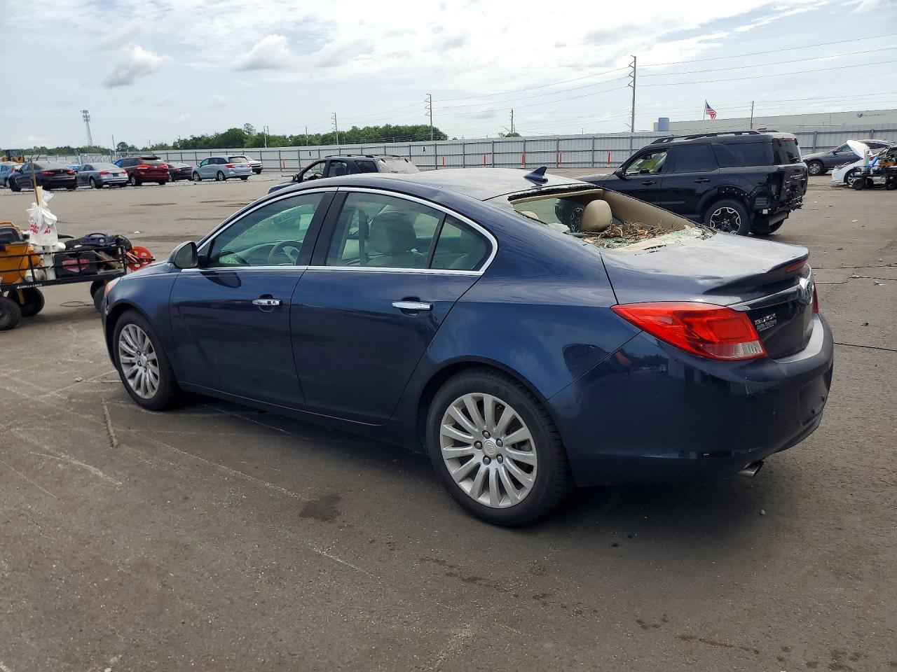2012 Buick Regal Premium Blue vin: 2G4GT5GVXC9140633