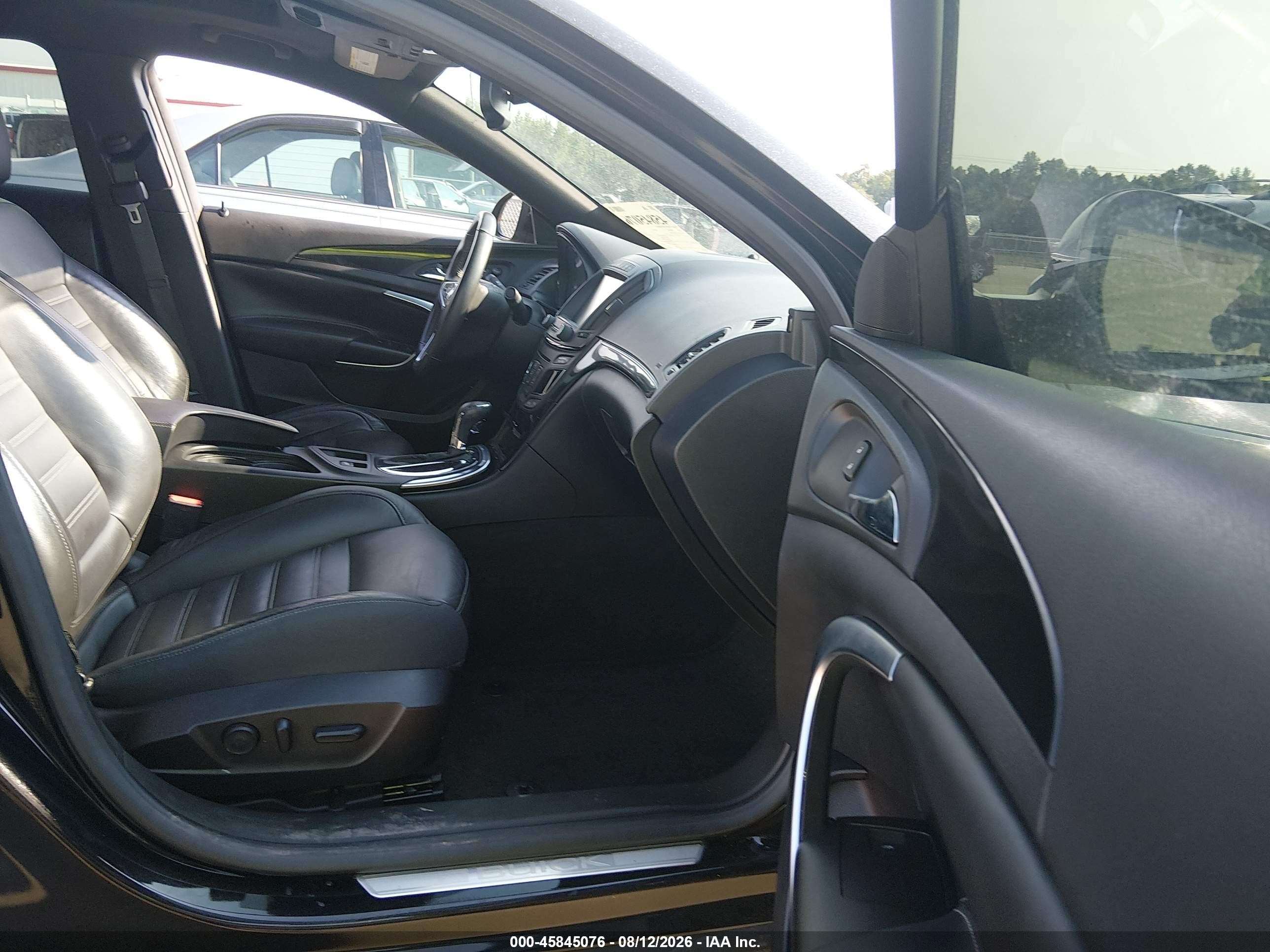 2014 Buick Regal Gs Черный vin: 2G4GT5GX1E9218883
