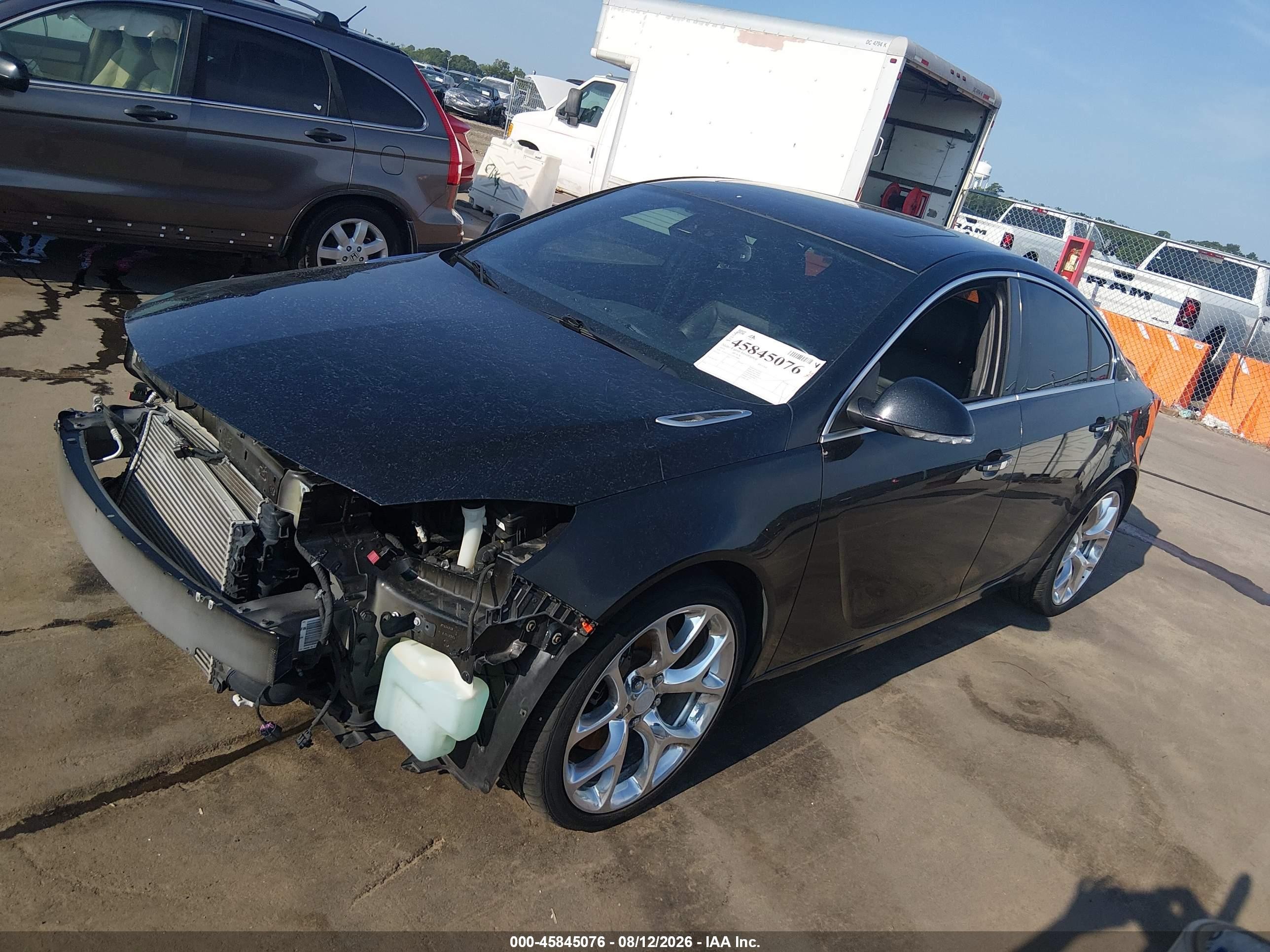 2014 Buick Regal Gs Черный vin: 2G4GT5GX1E9218883