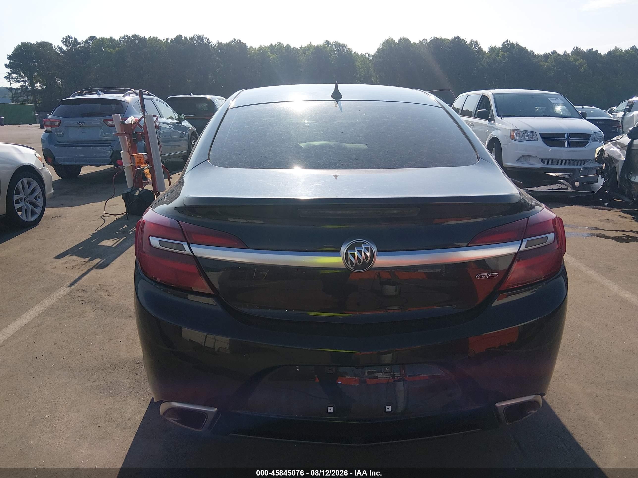 2014 Buick Regal Gs Черный vin: 2G4GT5GX1E9218883