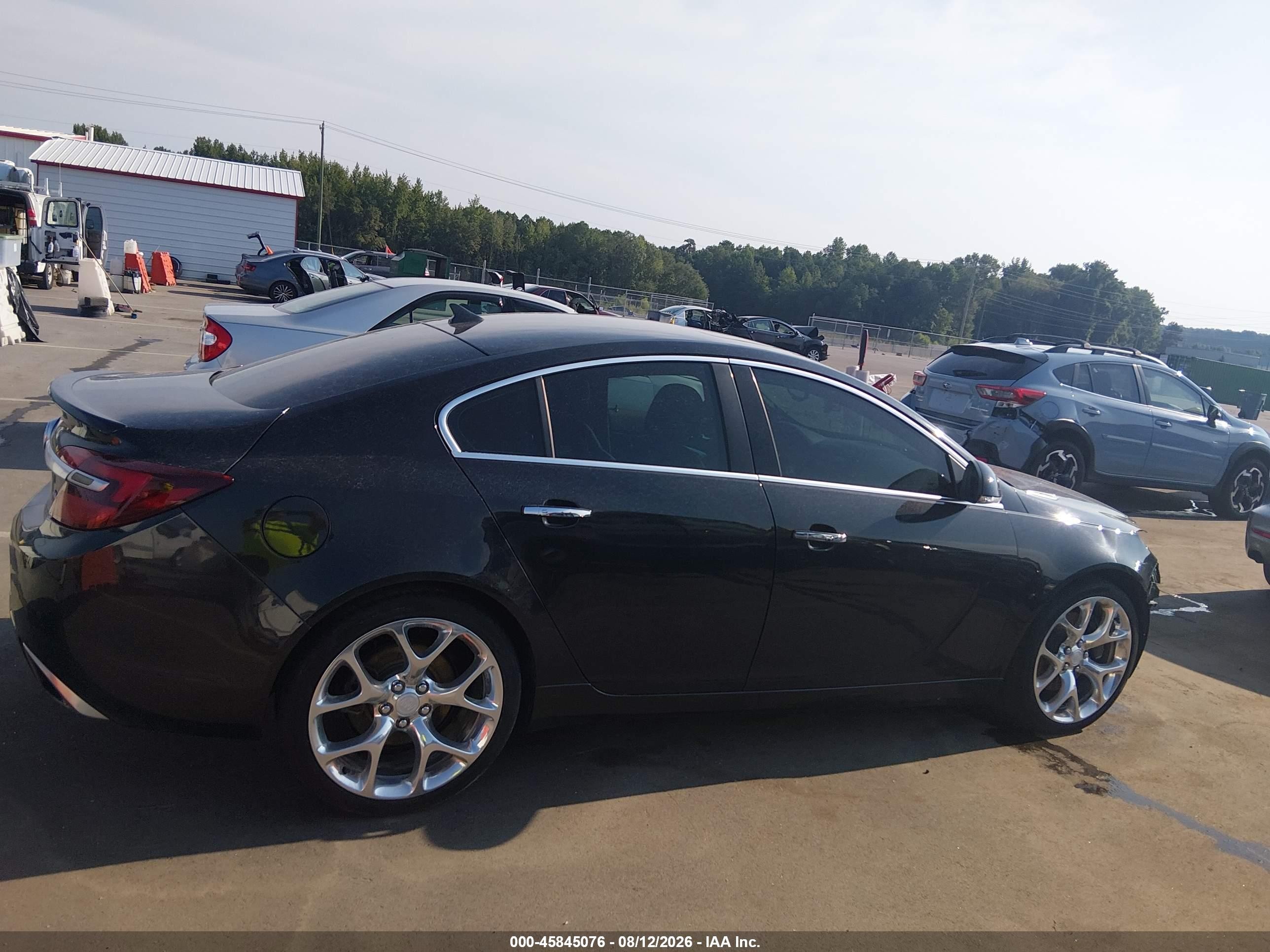 2014 Buick Regal Gs Черный vin: 2G4GT5GX1E9218883