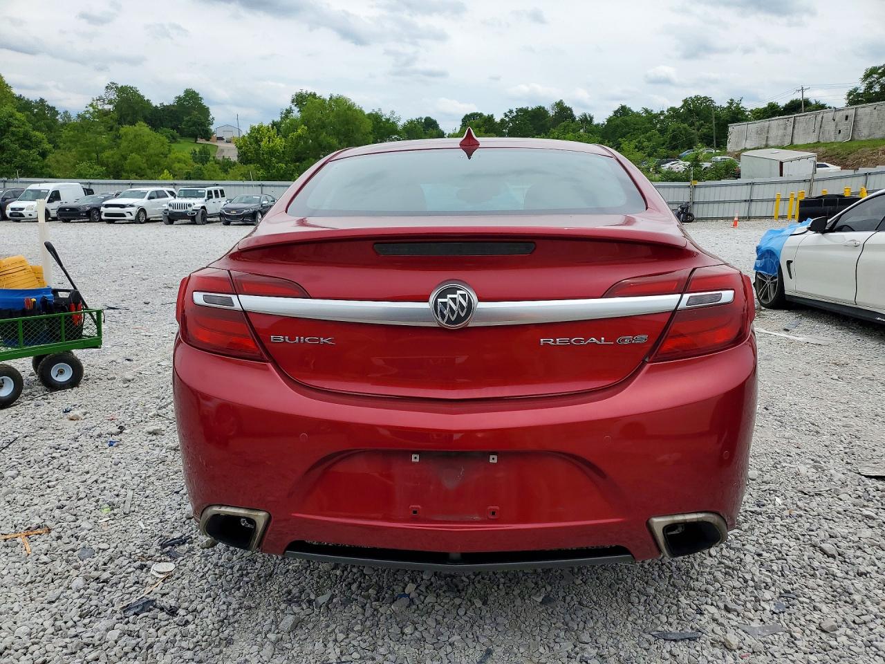 2015 Buick Regal Gs Red vin: 2G4GT5GX1F9143703