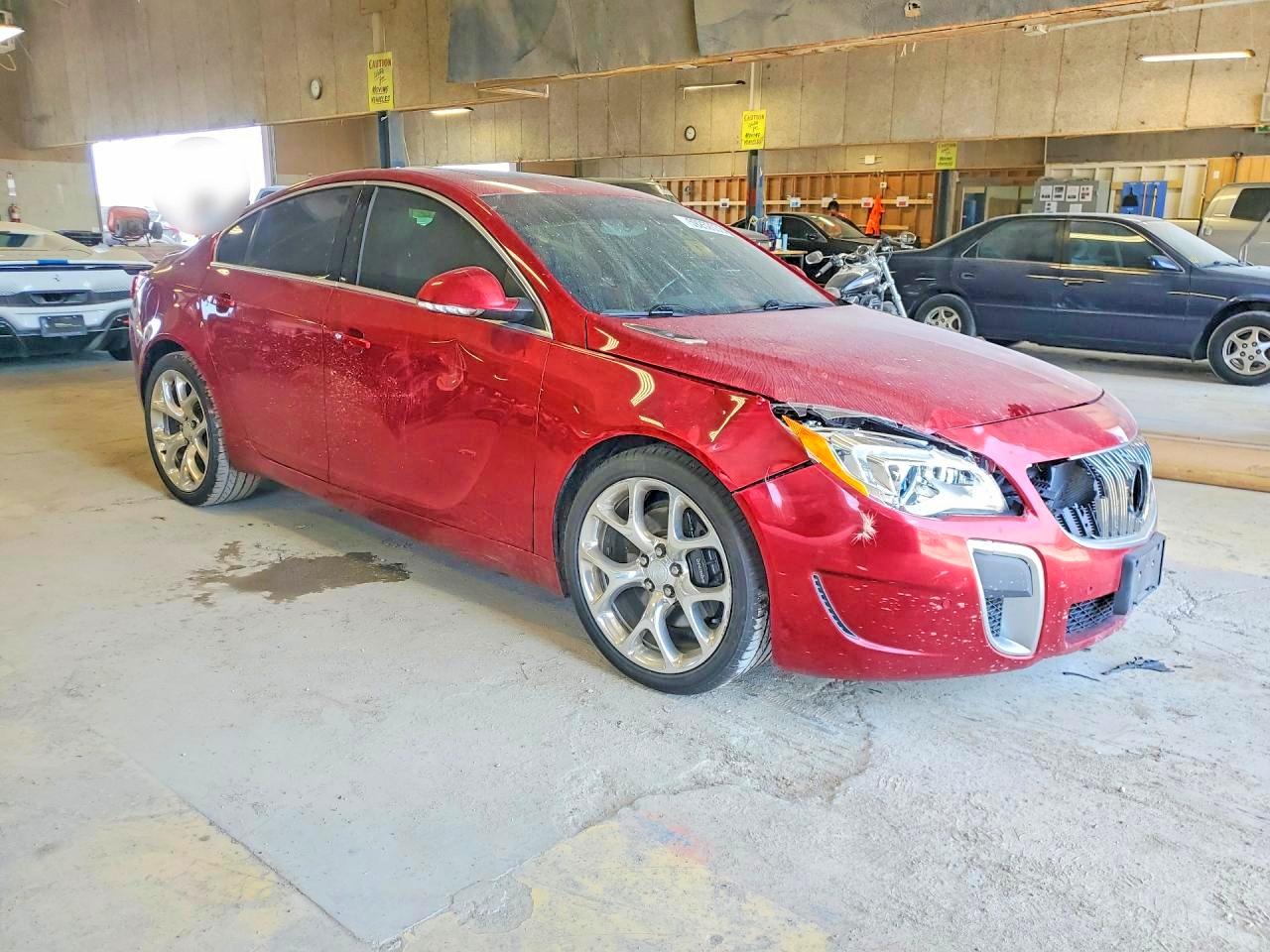 2015 Buick Regal Gs Red vin: 2G4GT5GX1F9231828