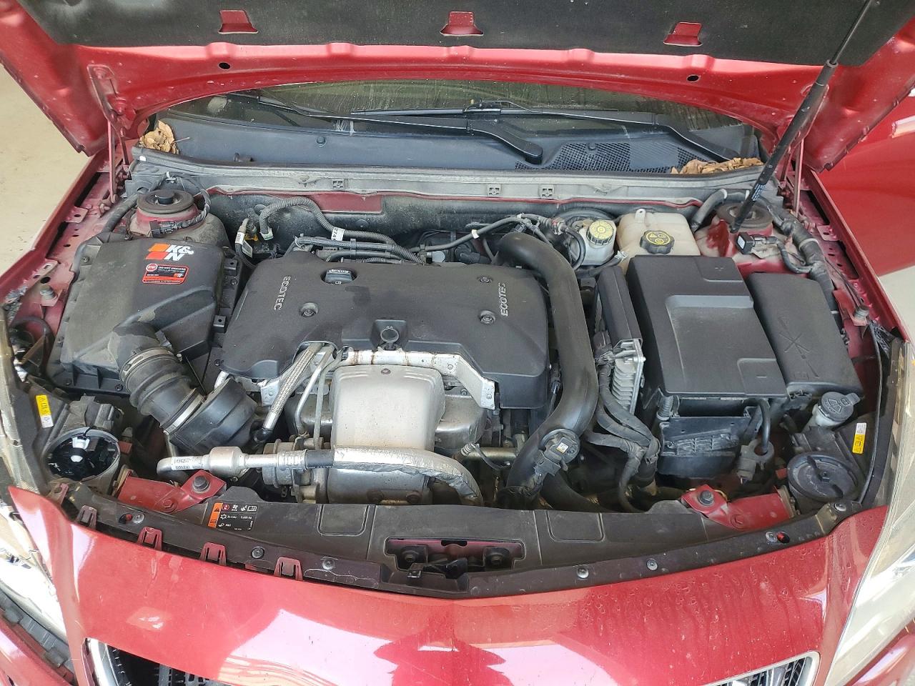 2015 Buick Regal Gs Red vin: 2G4GT5GX1F9231828