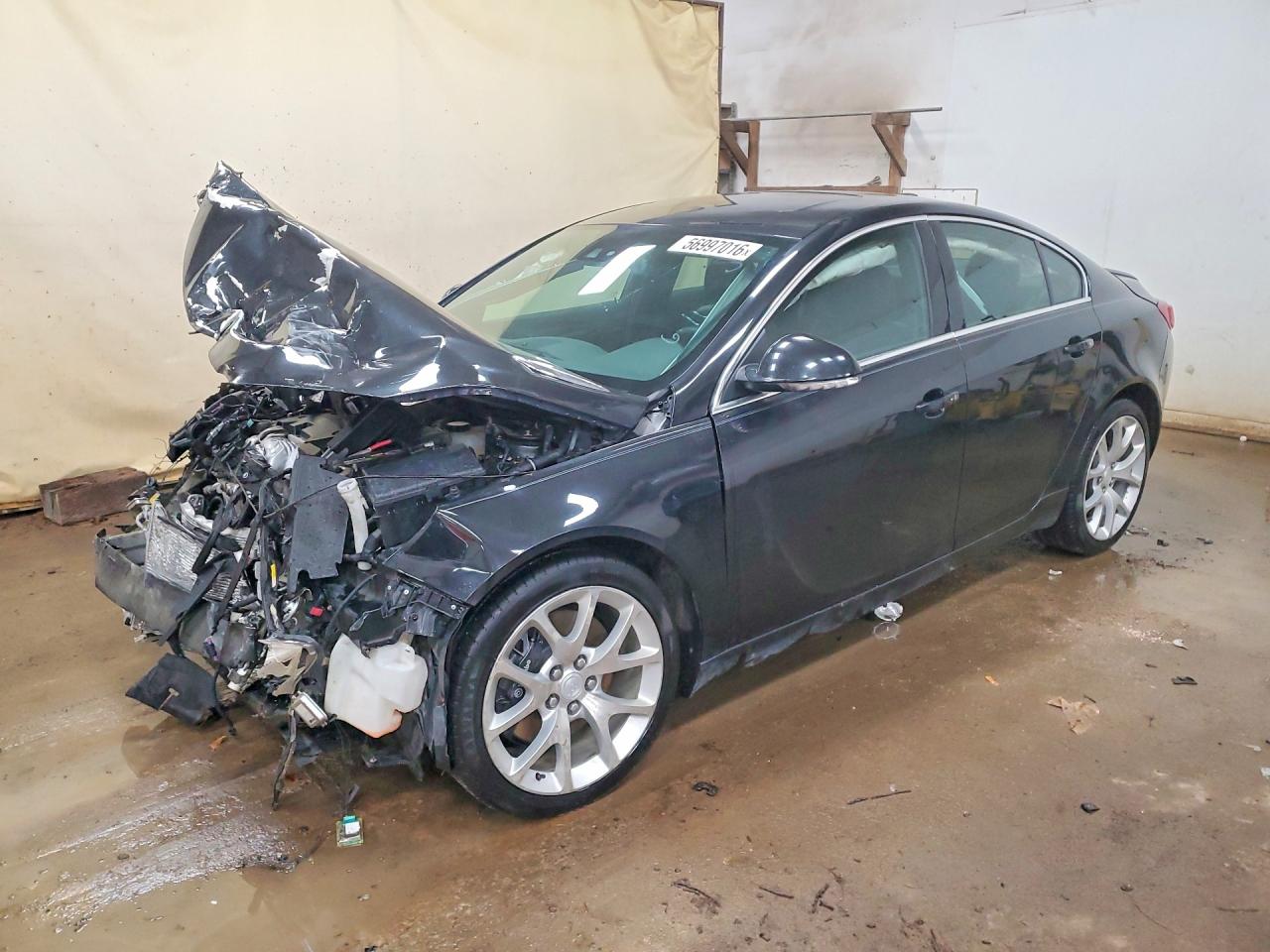 2015 Buick Regal Gs Black vin: 2G4GT5GX1F9288384