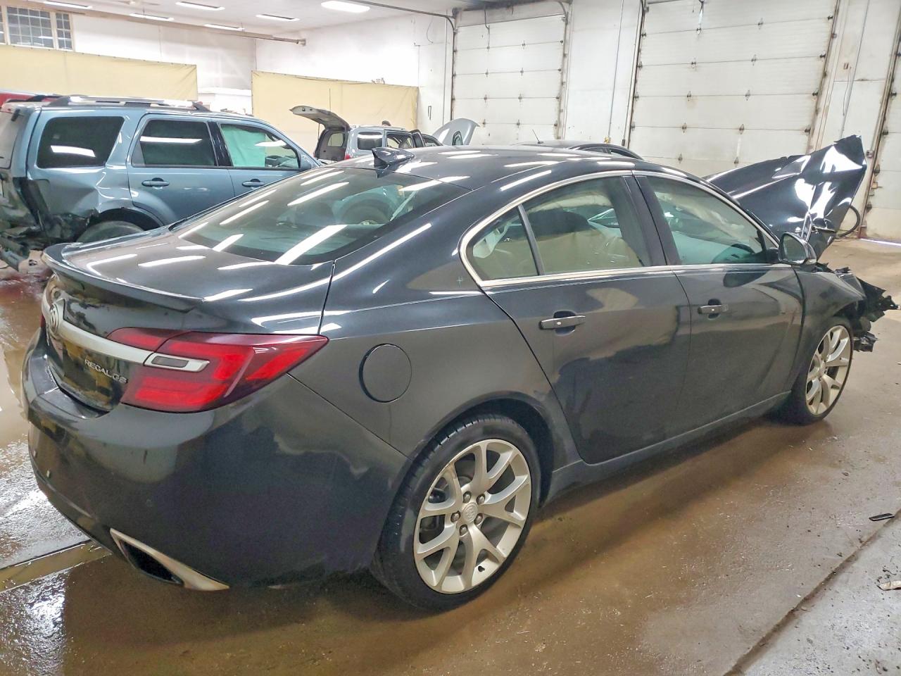 2015 Buick Regal Gs Черный vin: 2G4GT5GX1F9288384