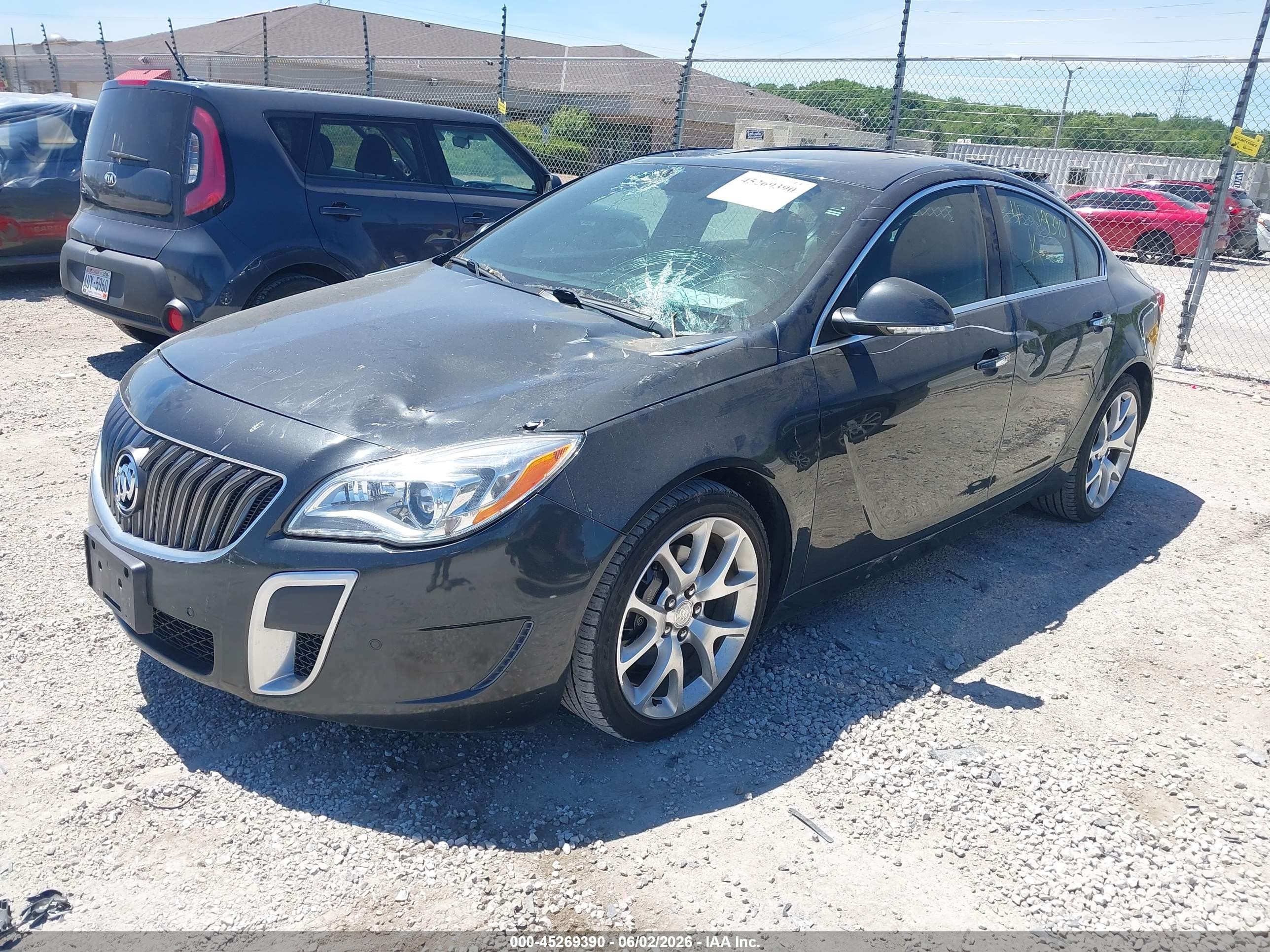 2014 Buick Regal Gs Черный vin: 2G4GT5GX2E9191578