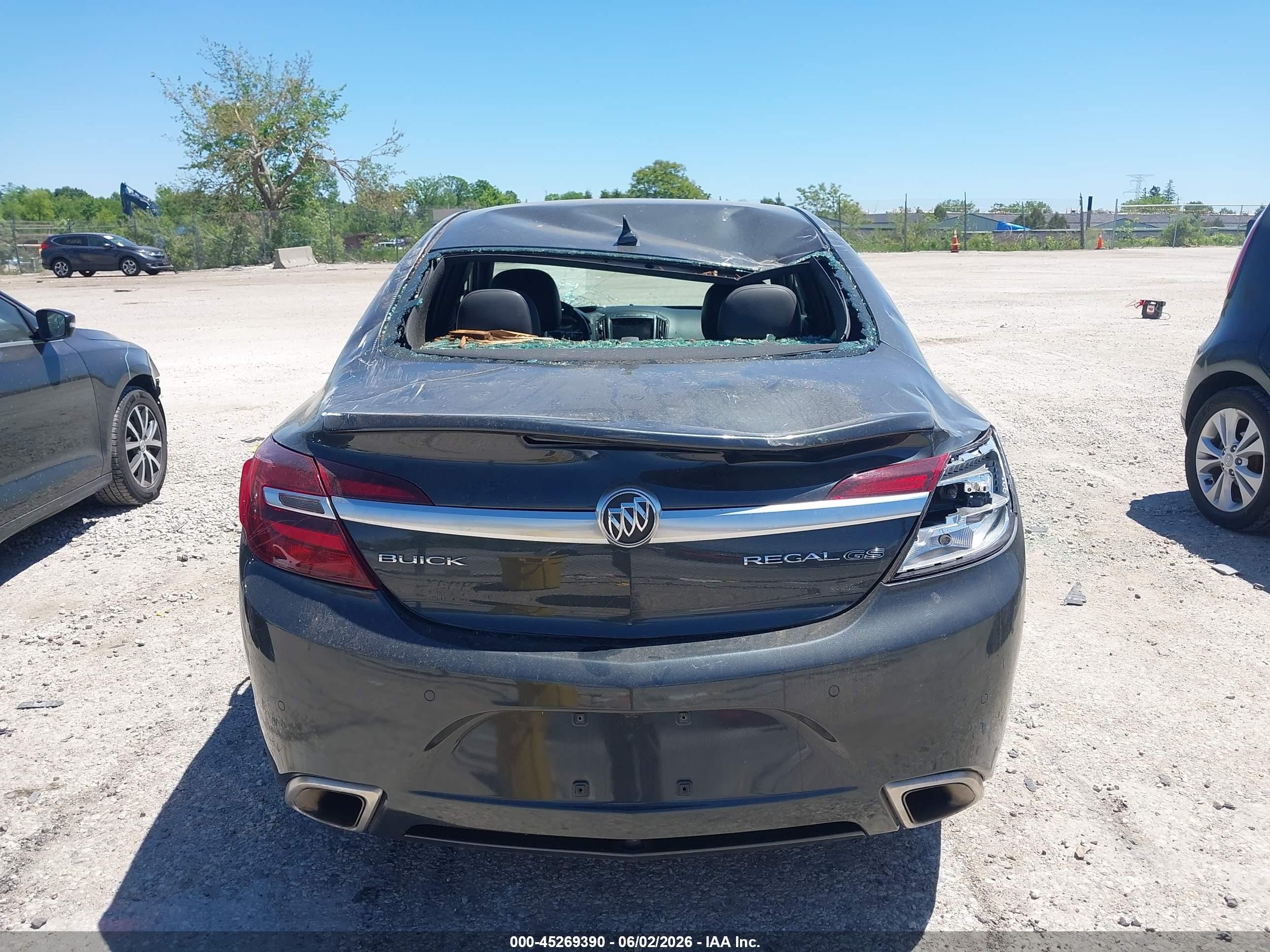 2014 Buick Regal Gs Черный vin: 2G4GT5GX2E9191578