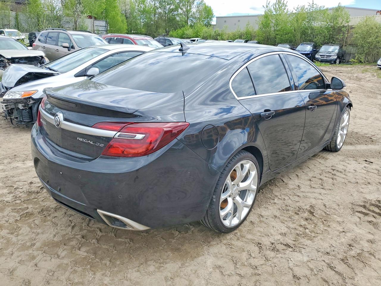 2014 Buick Regal Gs Black vin: 2G4GT5GX3E9323845