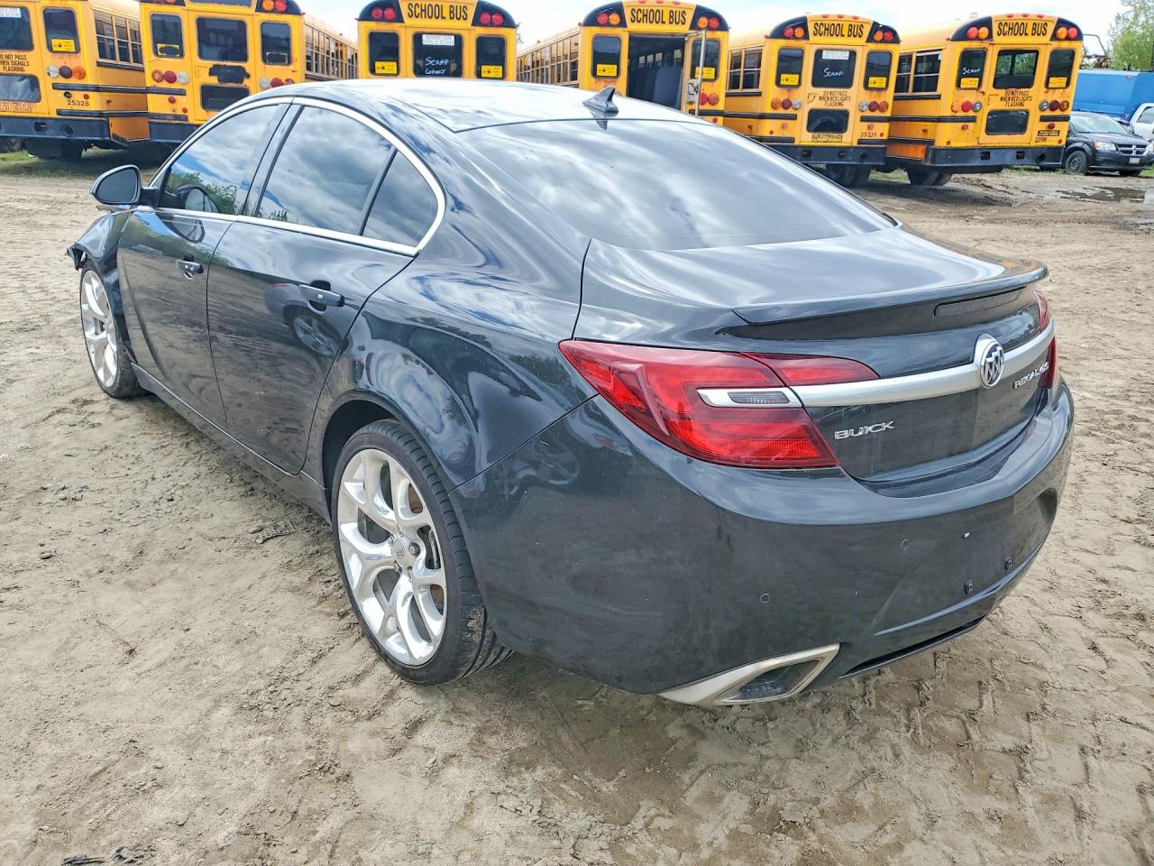 2014 Buick Regal Gs Black vin: 2G4GT5GX3E9323845