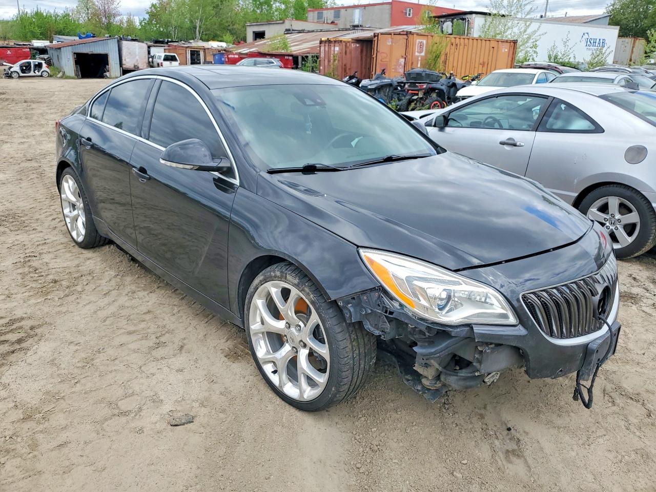 2014 Buick Regal Gs Black vin: 2G4GT5GX3E9323845