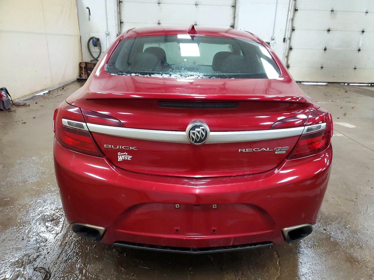 2015 Buick Regal Gs Red vin: 2G4GT5GX3F9134775