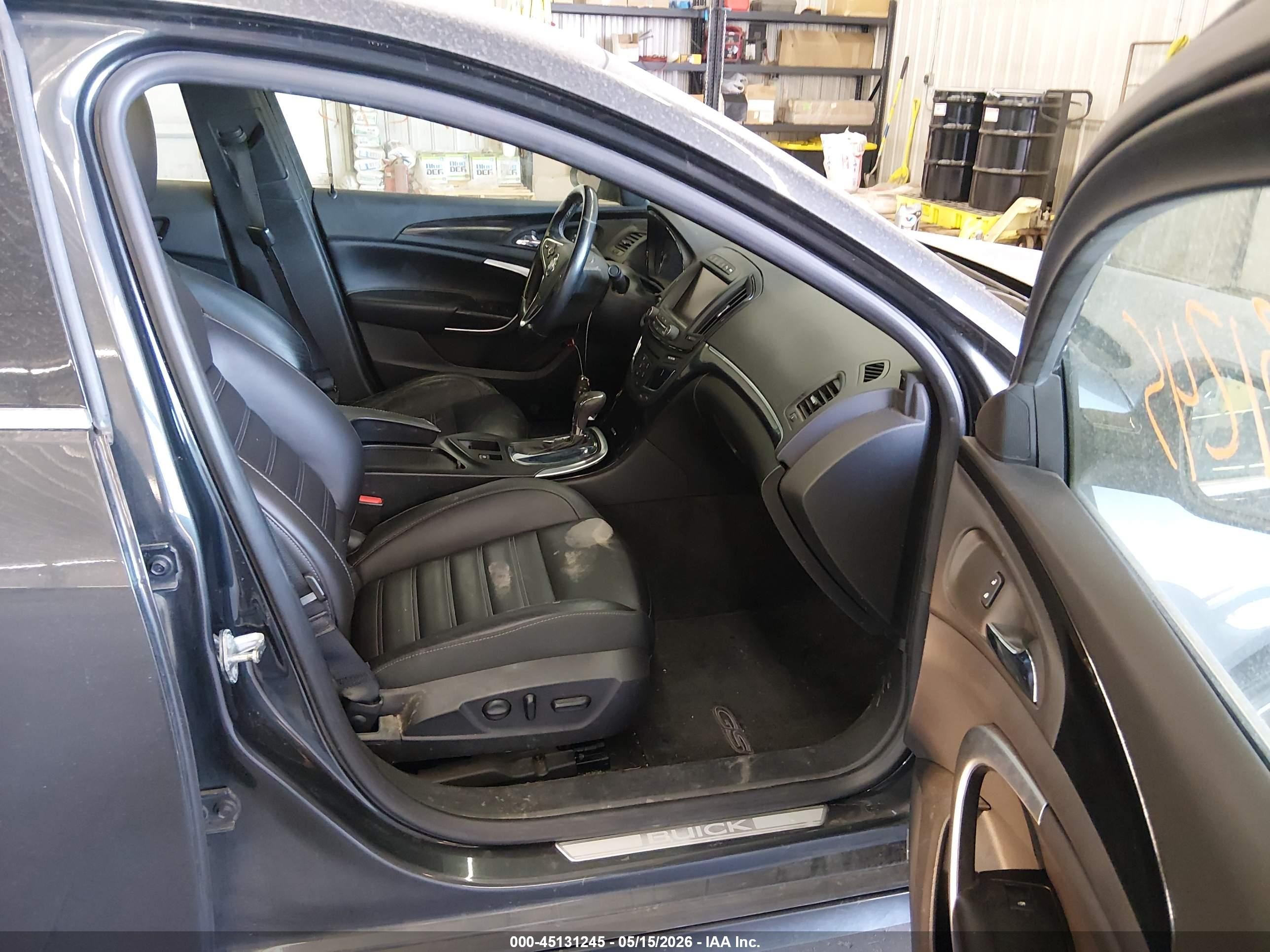 2015 Buick Regal Gs Gray vin: 2G4GT5GX4F9118147