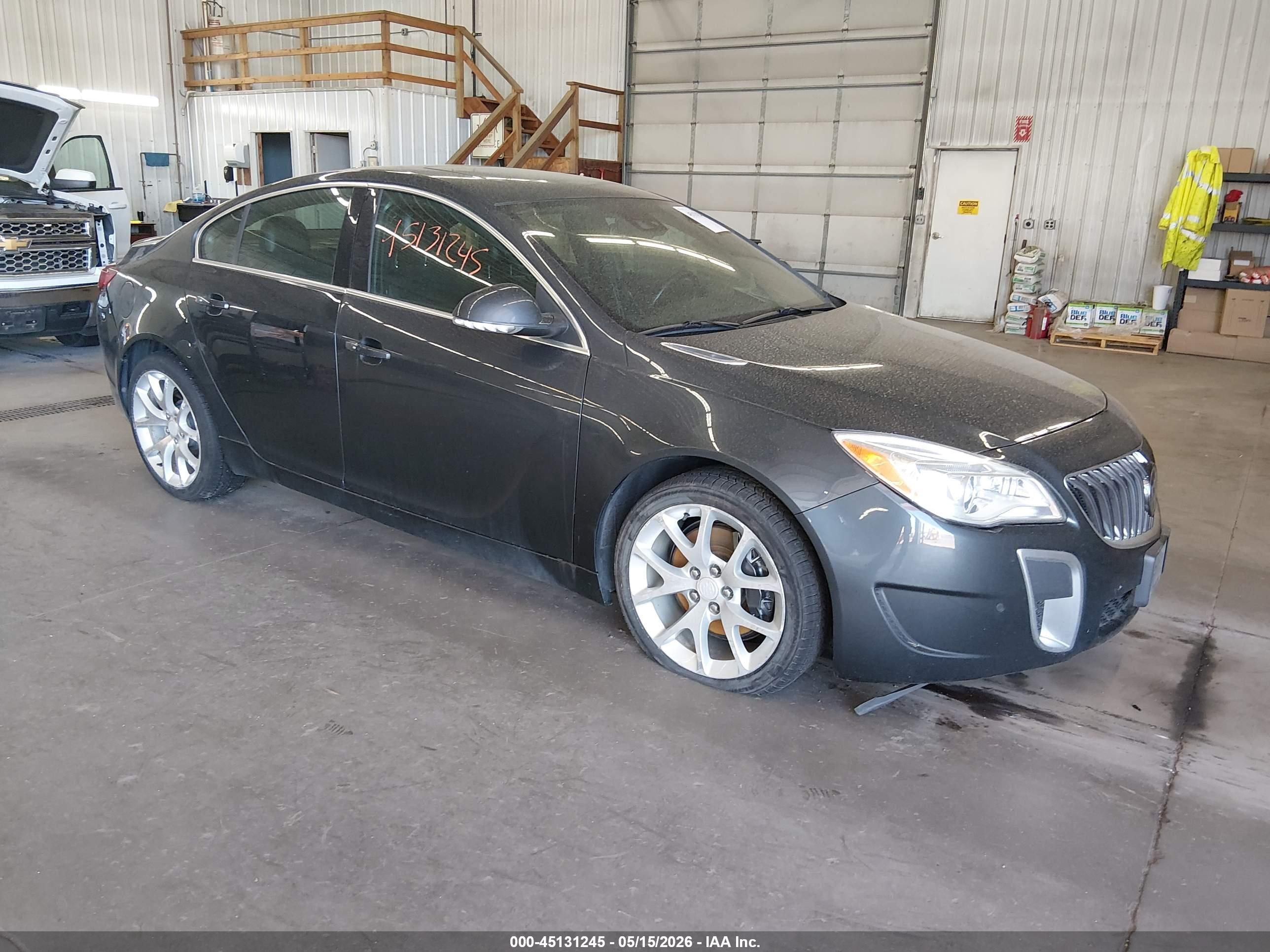 2015 Buick Regal Gs Gray vin: 2G4GT5GX4F9118147