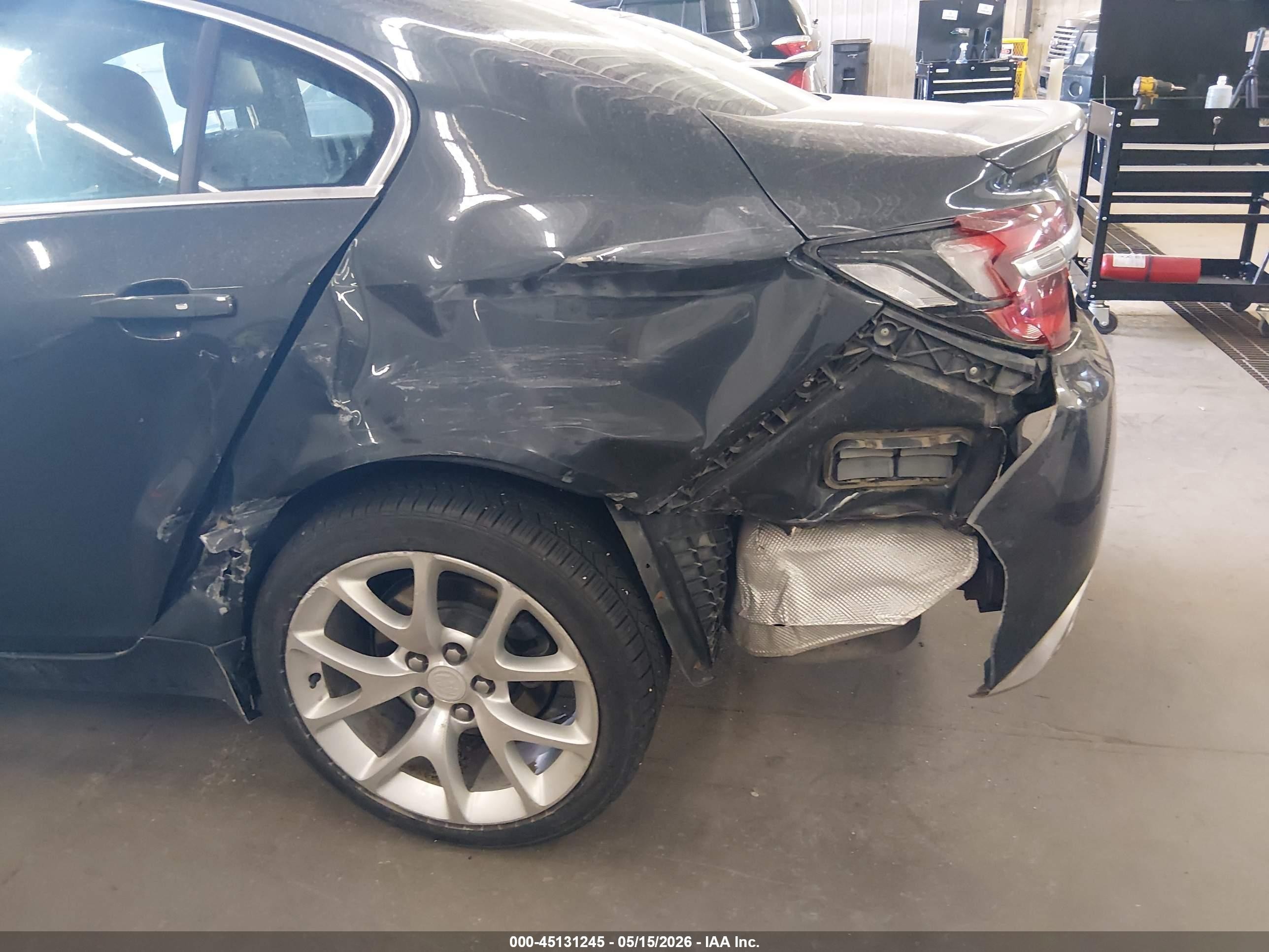 2015 Buick Regal Gs Gray vin: 2G4GT5GX4F9118147