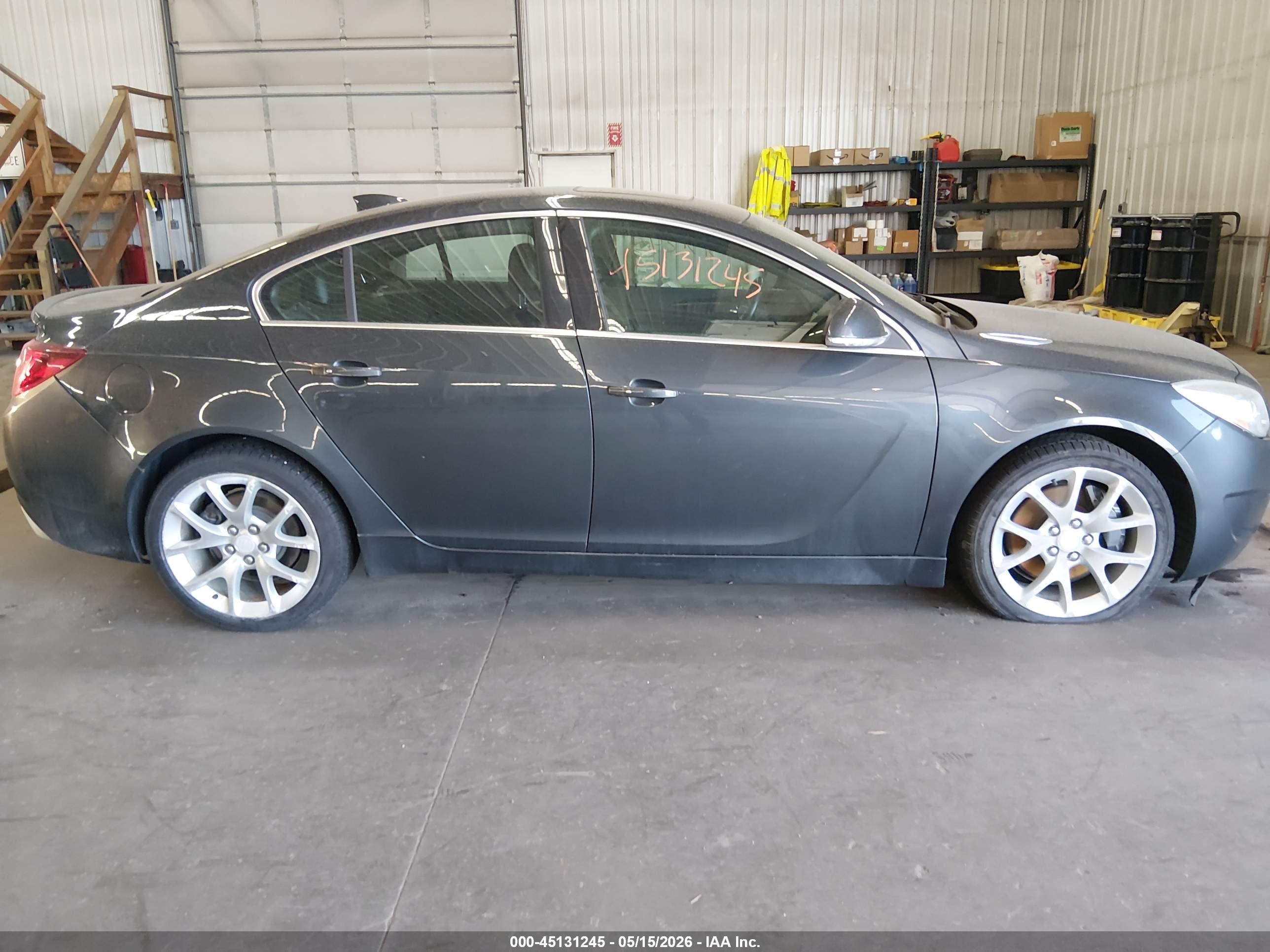 2015 Buick Regal Gs Gray vin: 2G4GT5GX4F9118147