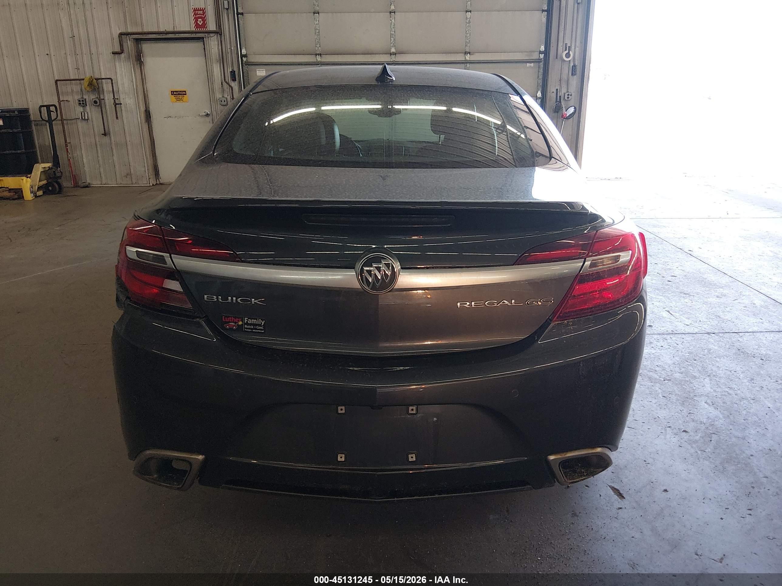 2015 Buick Regal Gs Gray vin: 2G4GT5GX4F9118147
