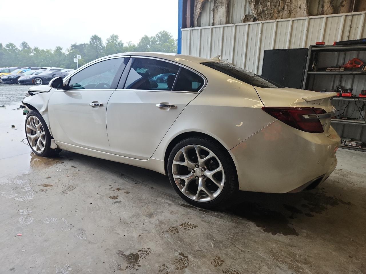 2014 Buick Regal Gs Белый vin: 2G4GT5GX5E9217719