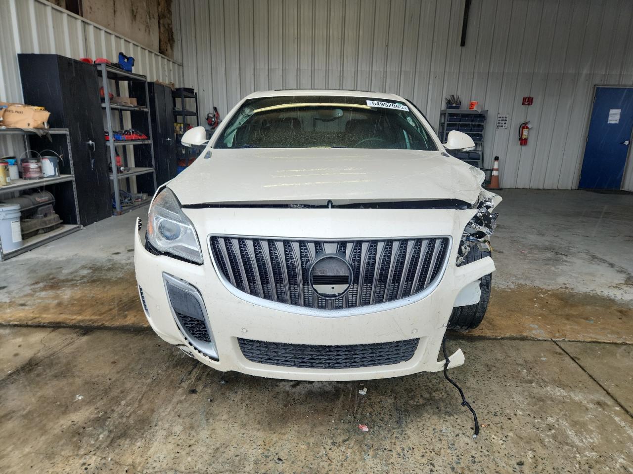 2014 Buick Regal Gs Белый vin: 2G4GT5GX5E9217719