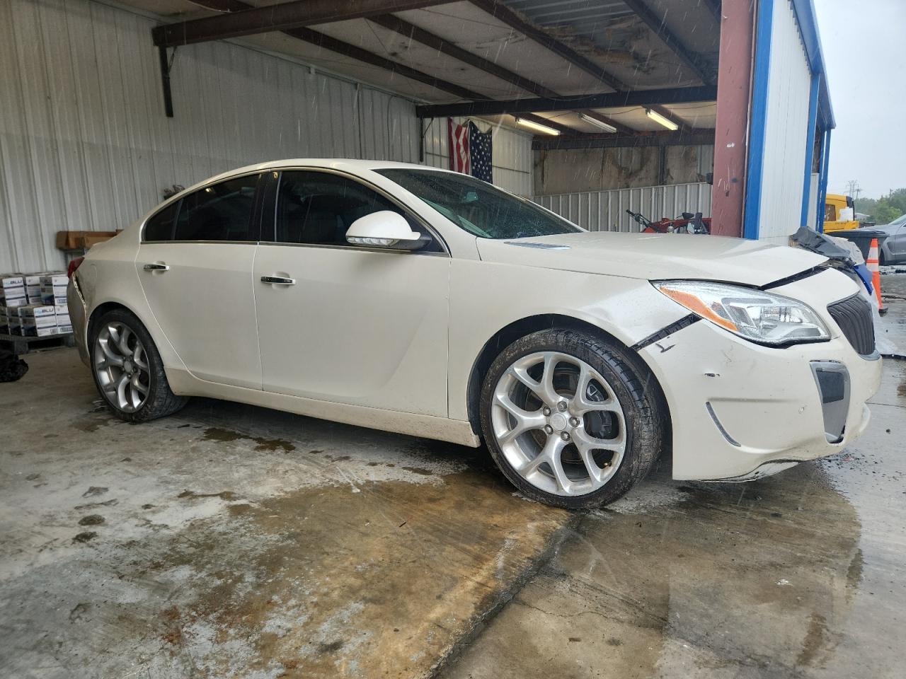 2014 Buick Regal Gs Белый vin: 2G4GT5GX5E9217719