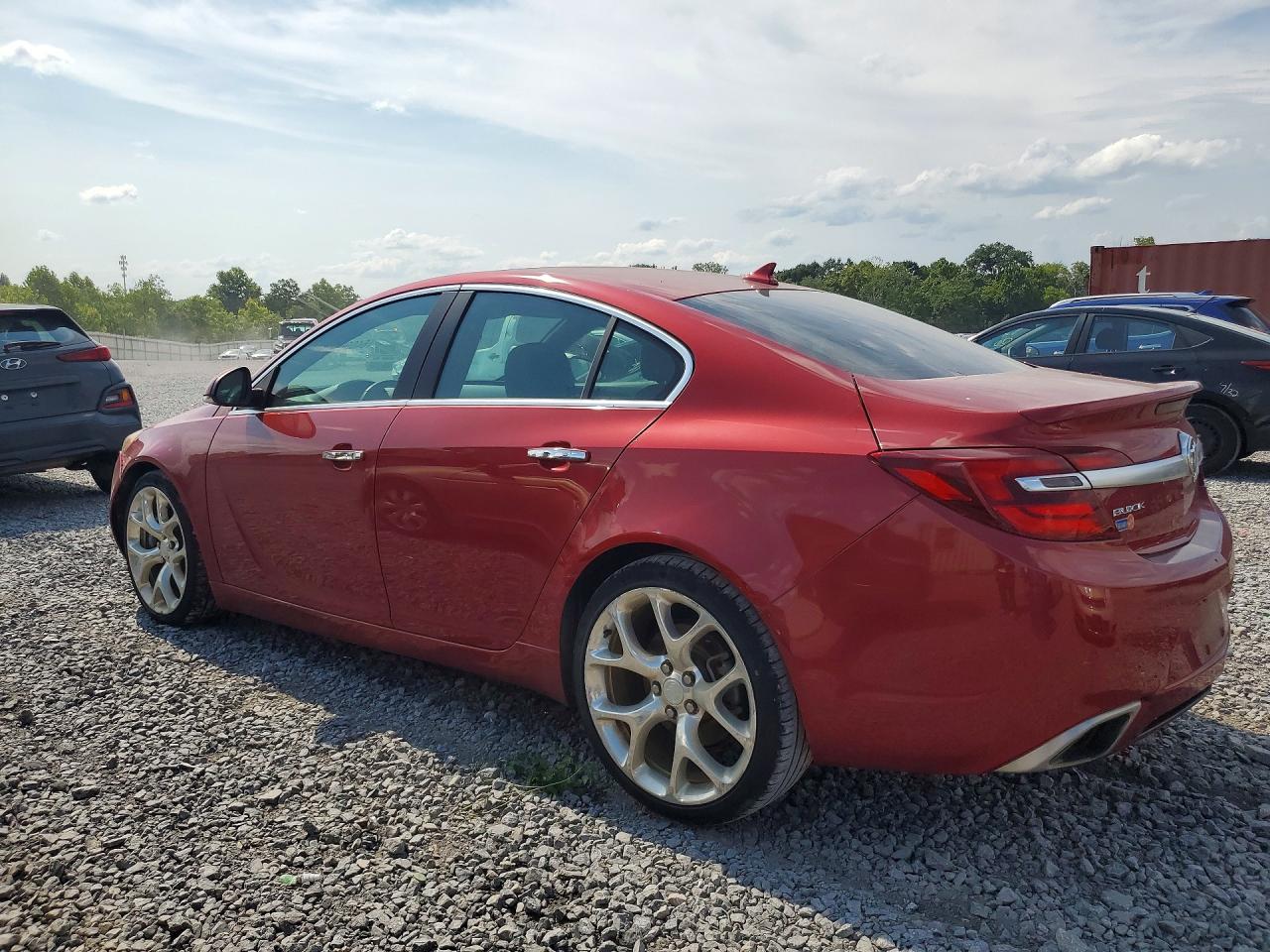 2014 Buick Regal Gs Бордовый vin: 2G4GT5GX5E9266595