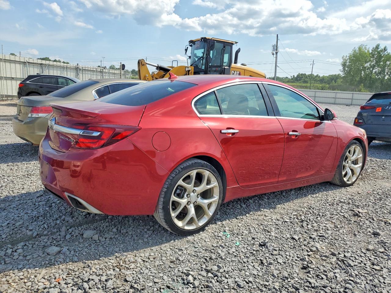 2014 Buick Regal Gs Бордовый vin: 2G4GT5GX5E9266595