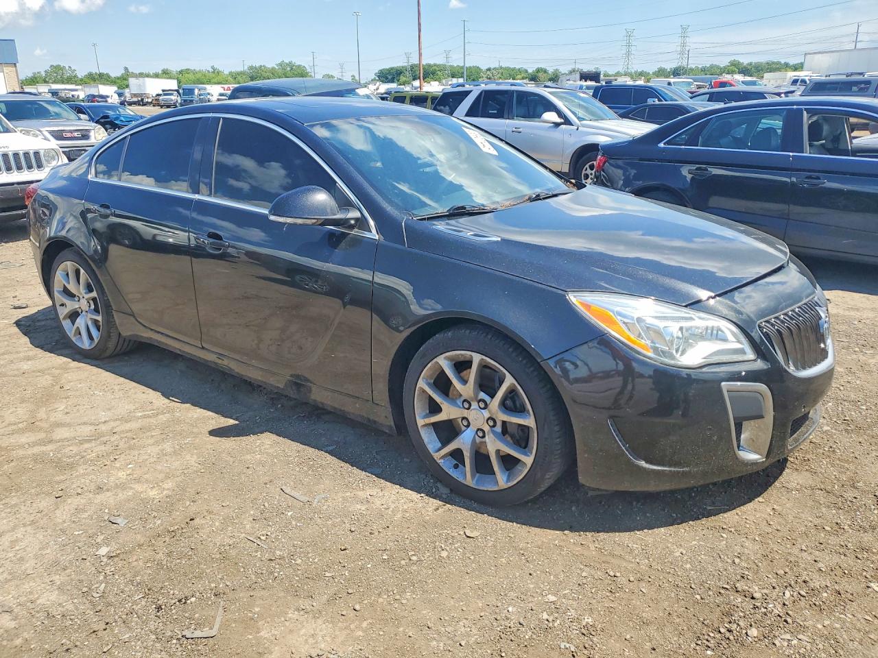 2015 Buick Regal Gs Black vin: 2G4GT5GX6F9172078