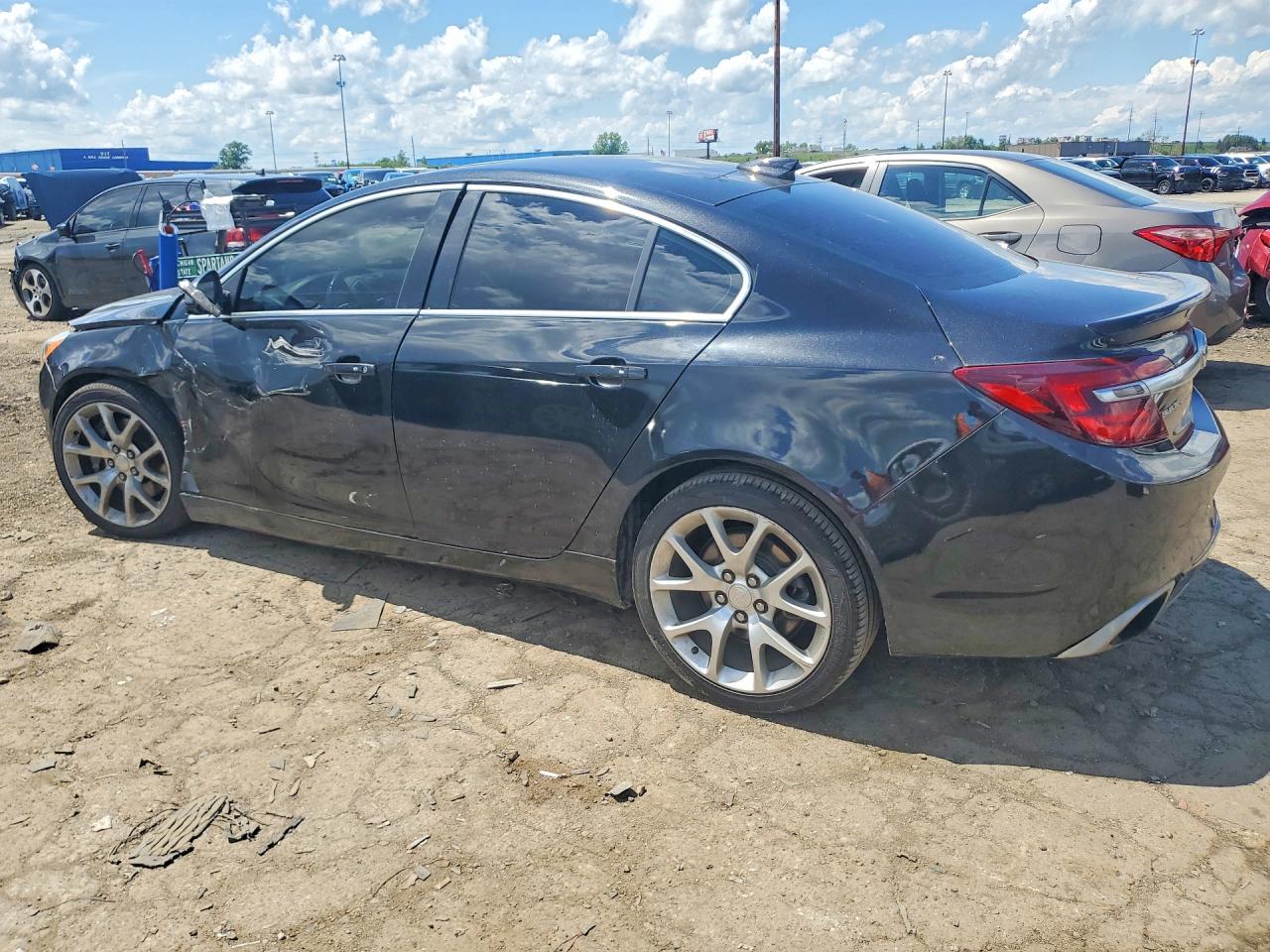 2015 Buick Regal Gs Black vin: 2G4GT5GX6F9172078