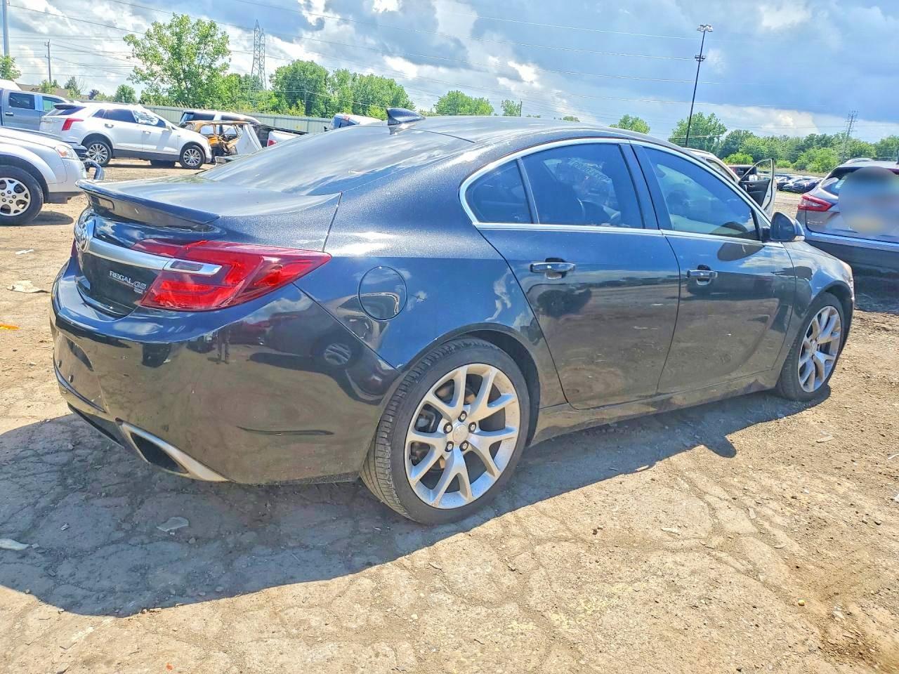 2015 Buick Regal Gs Black vin: 2G4GT5GX6F9172078